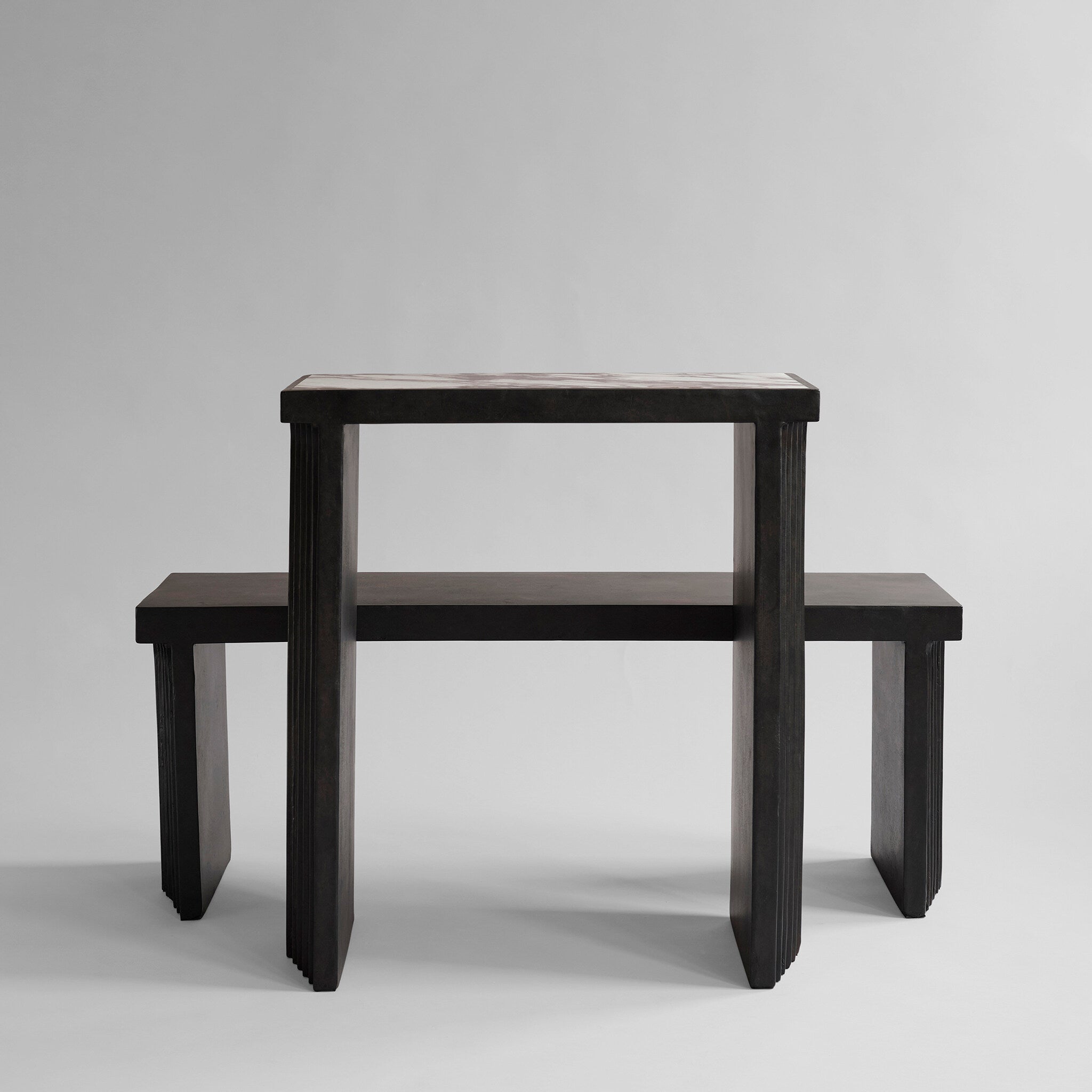 Arc Bench - Coffee