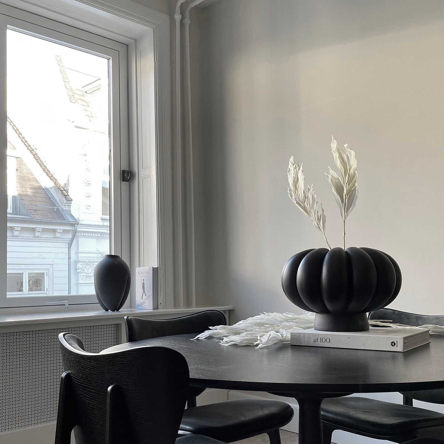 Kabin Vase, Lamella - Coffee