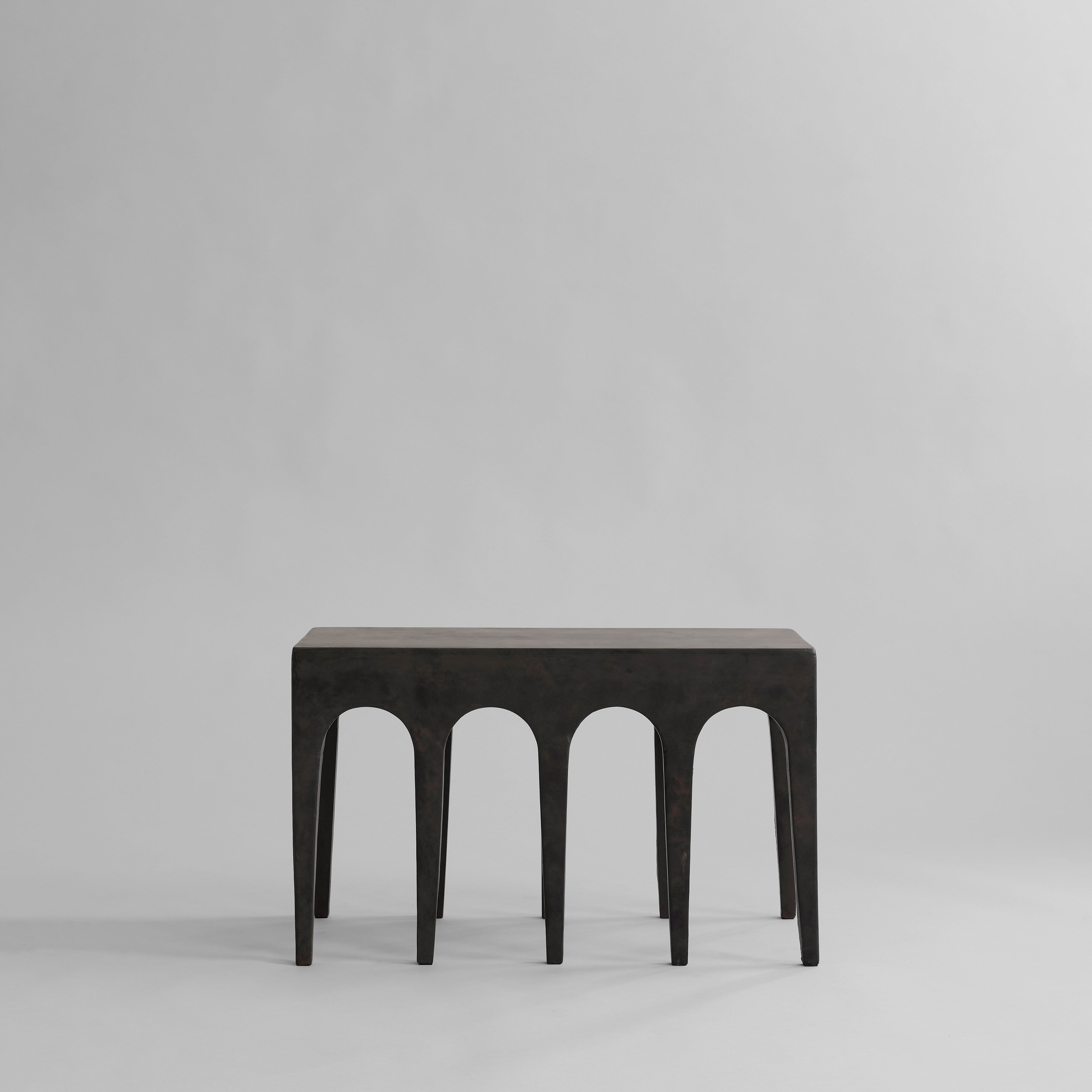 Bow Bench - Coffee
