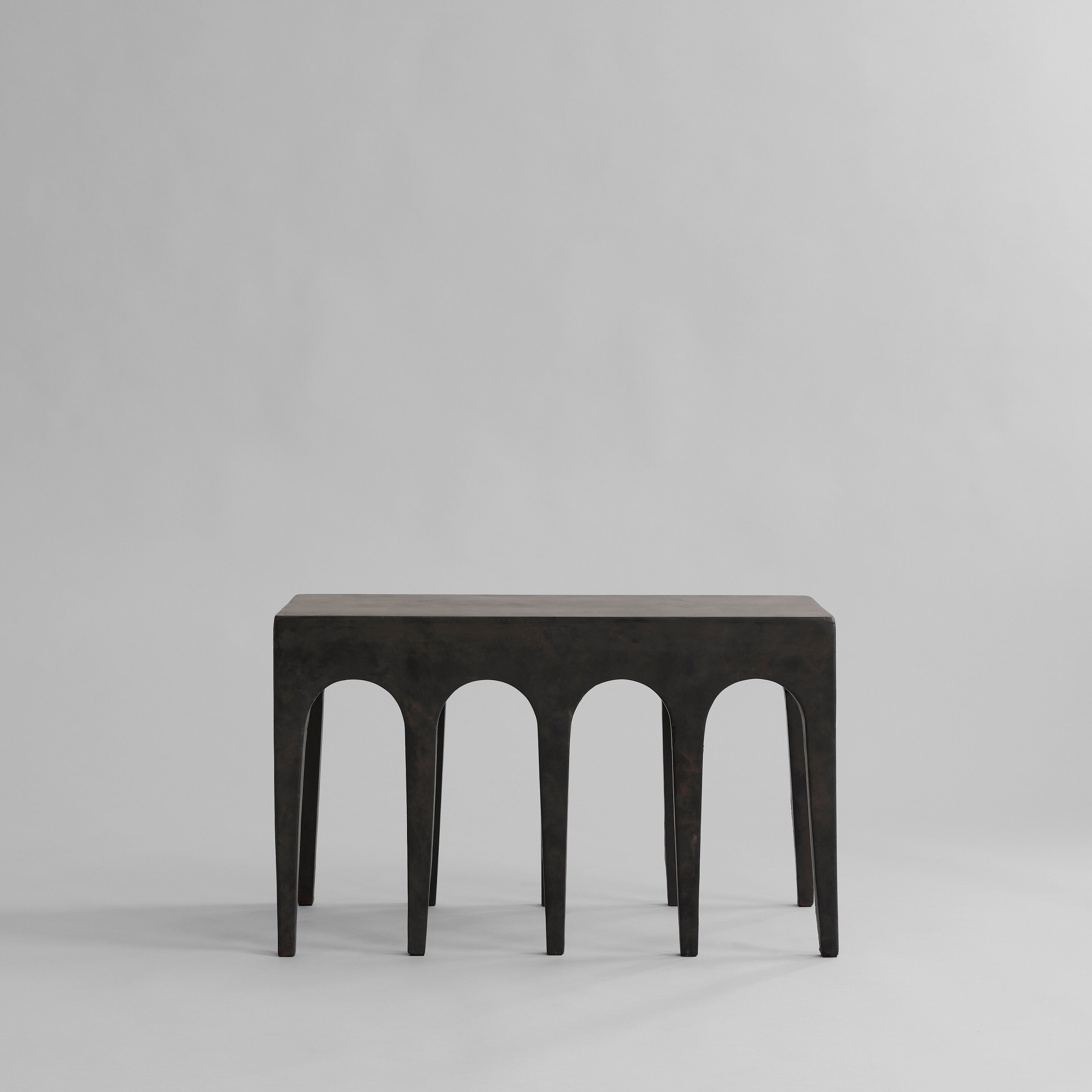 Bow Bench - Coffee