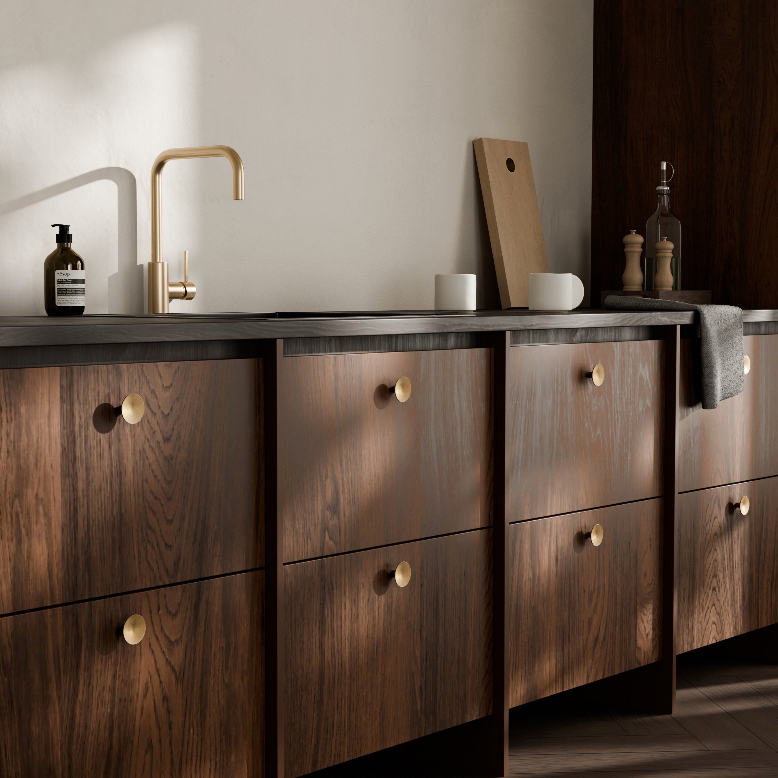 HiHat Knobs, Medio - Brass