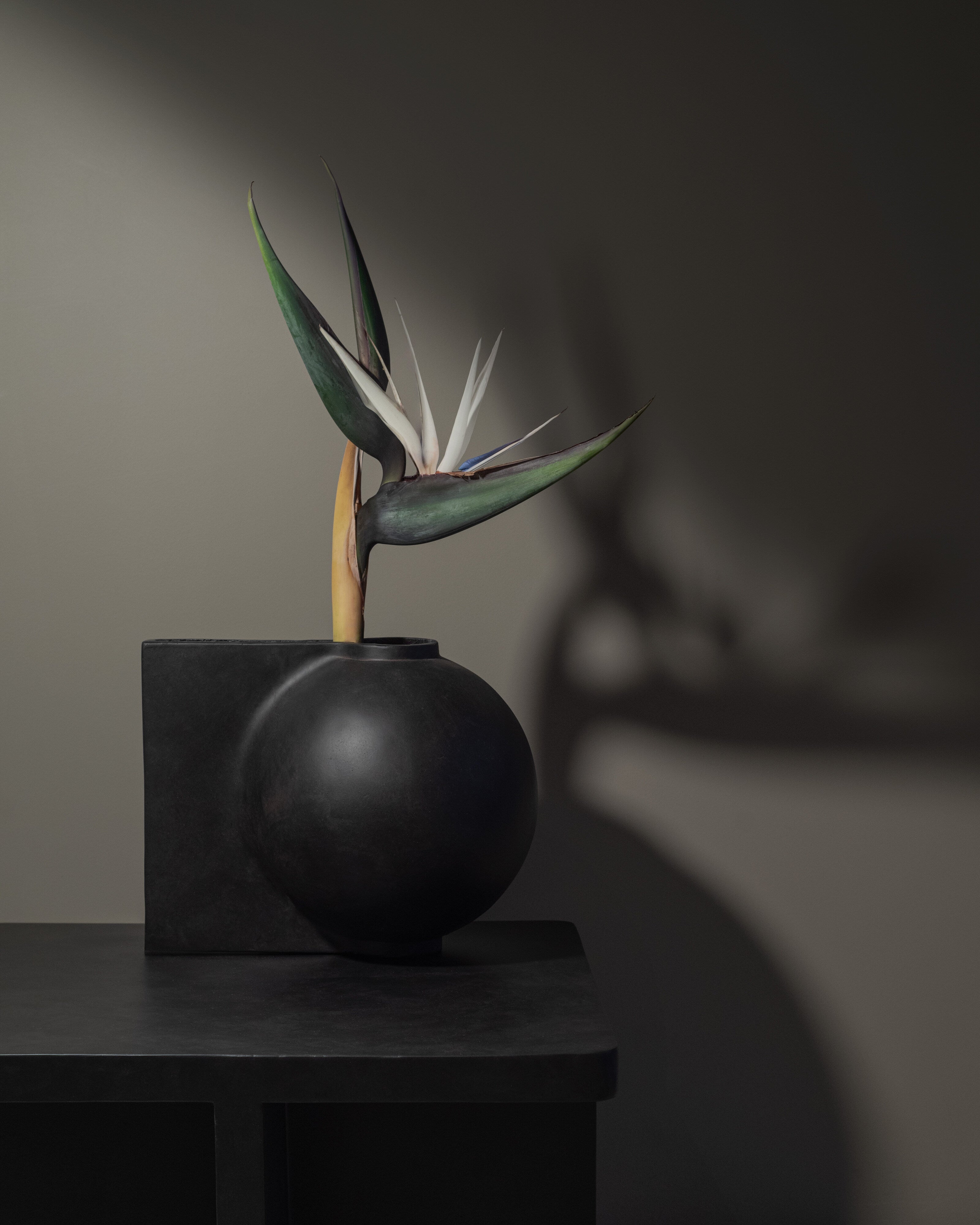 Offset Vase, Mini - Coffee