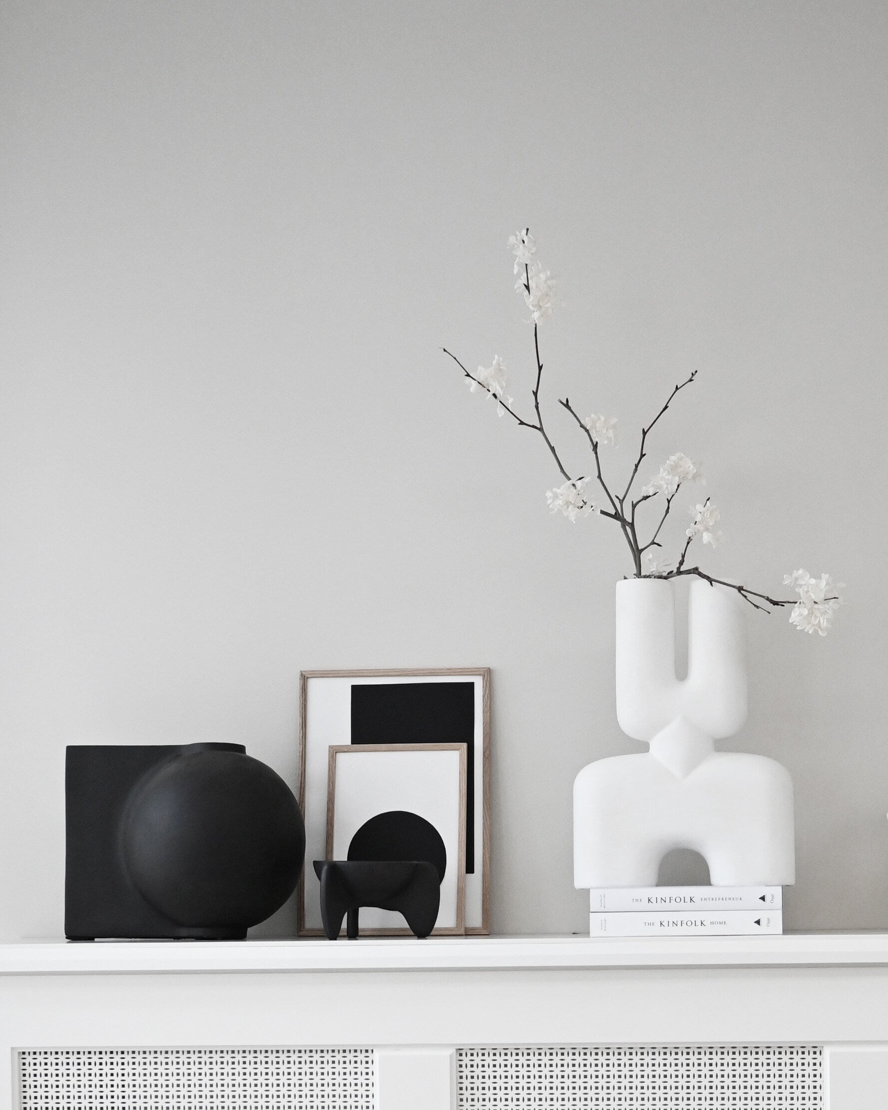 Offset Vase, Mini - Coffee