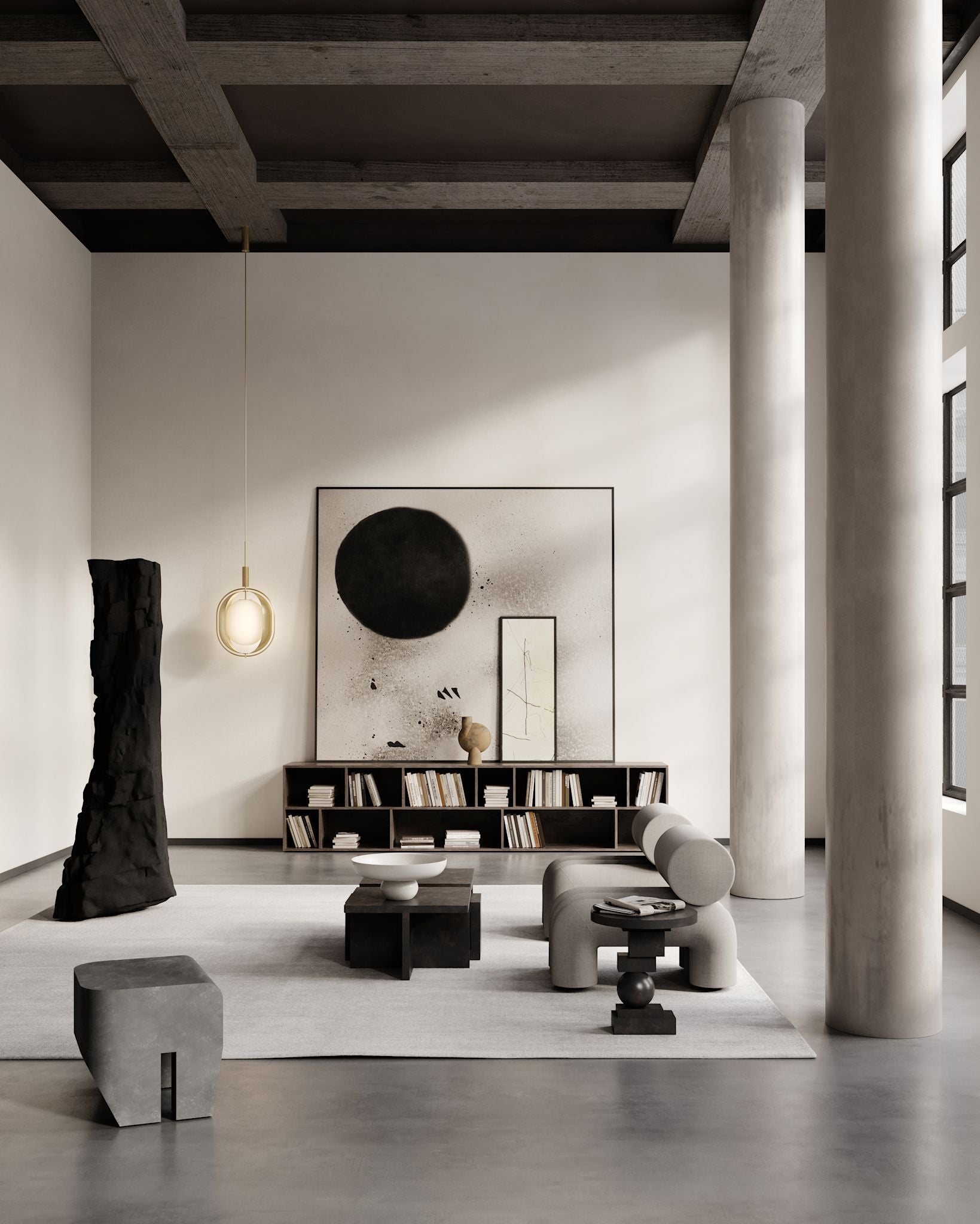 Sphere Vase Bubl, Medio - Ocher