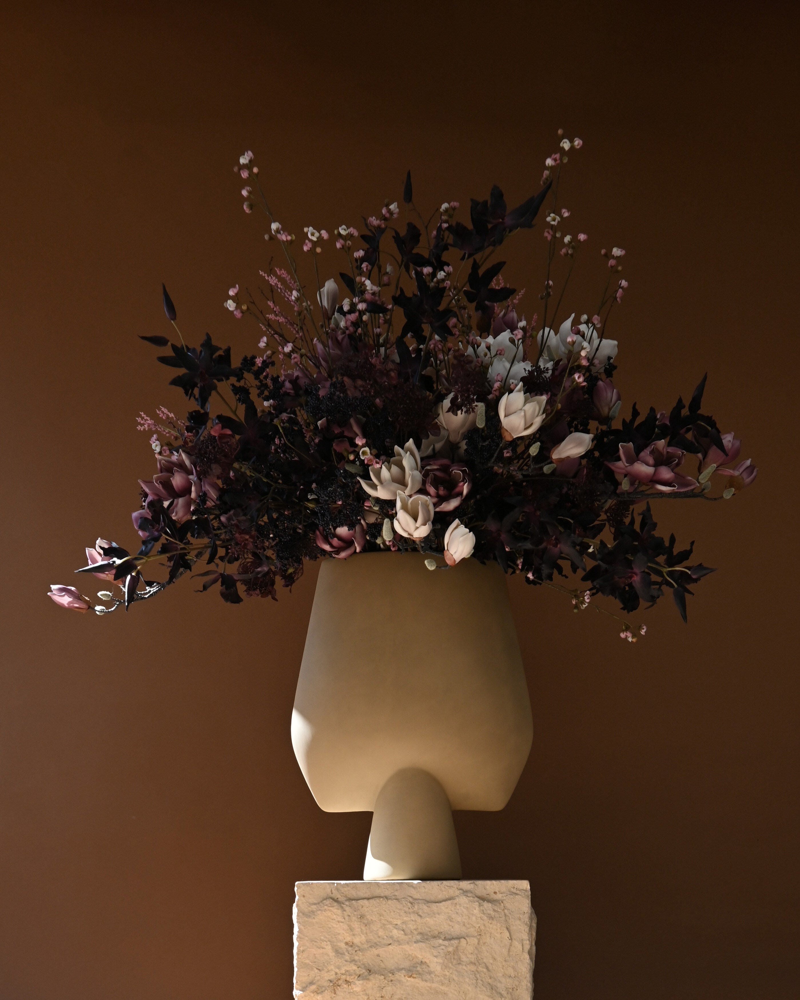 Sphere Vase Square, Hexa - Sand