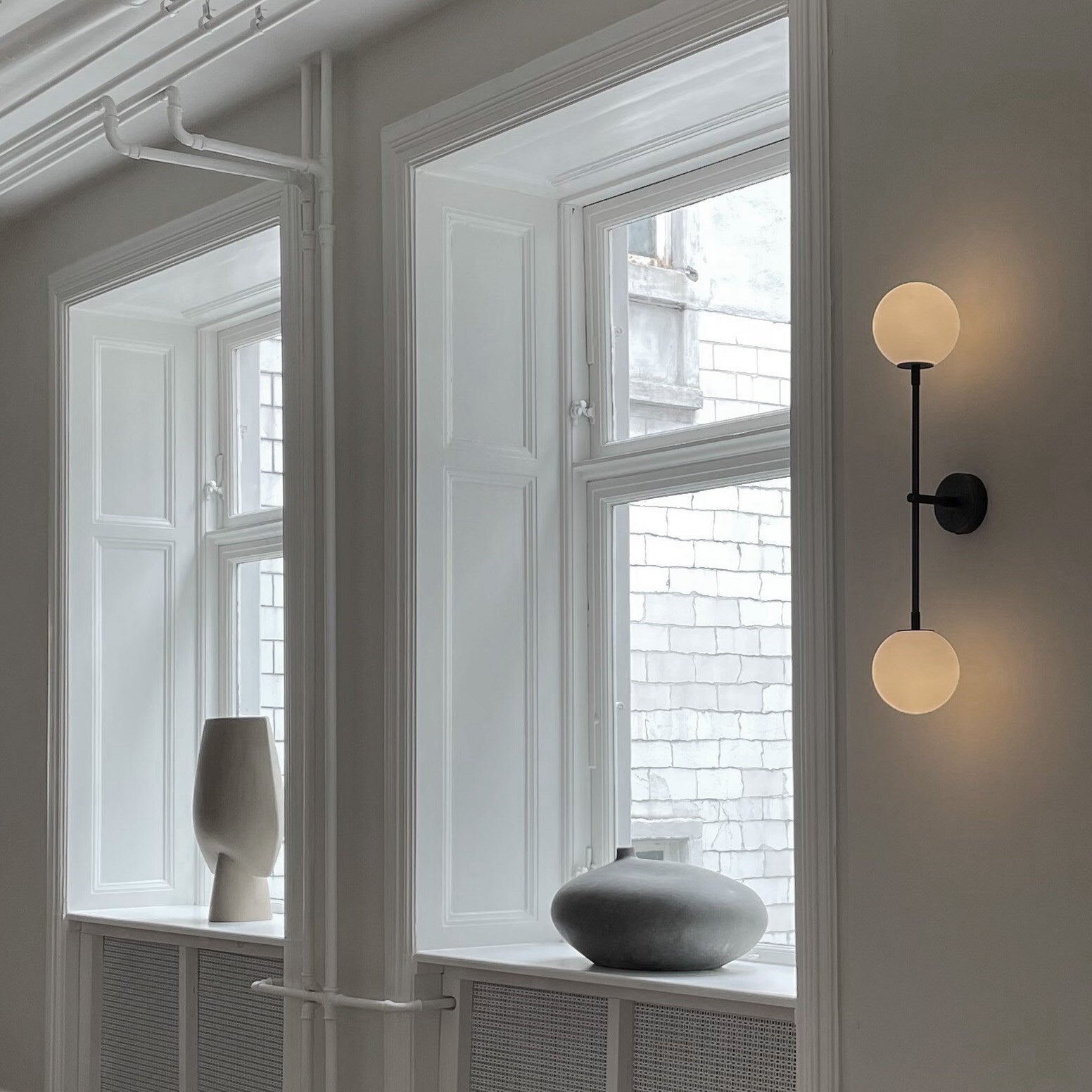 Drop Wall Lamp Bulp - Grey