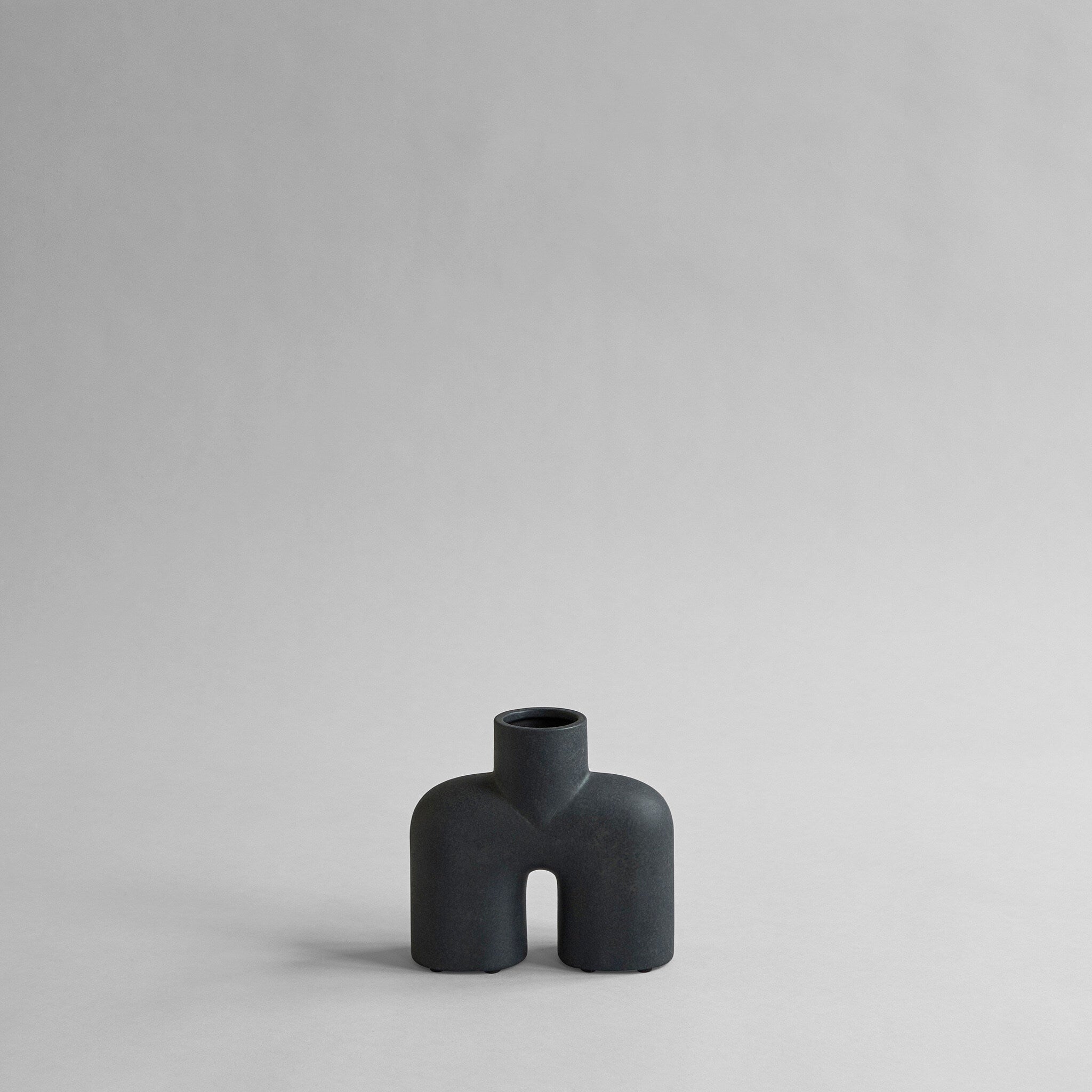 Cobra Vase Uno, Mini - Black