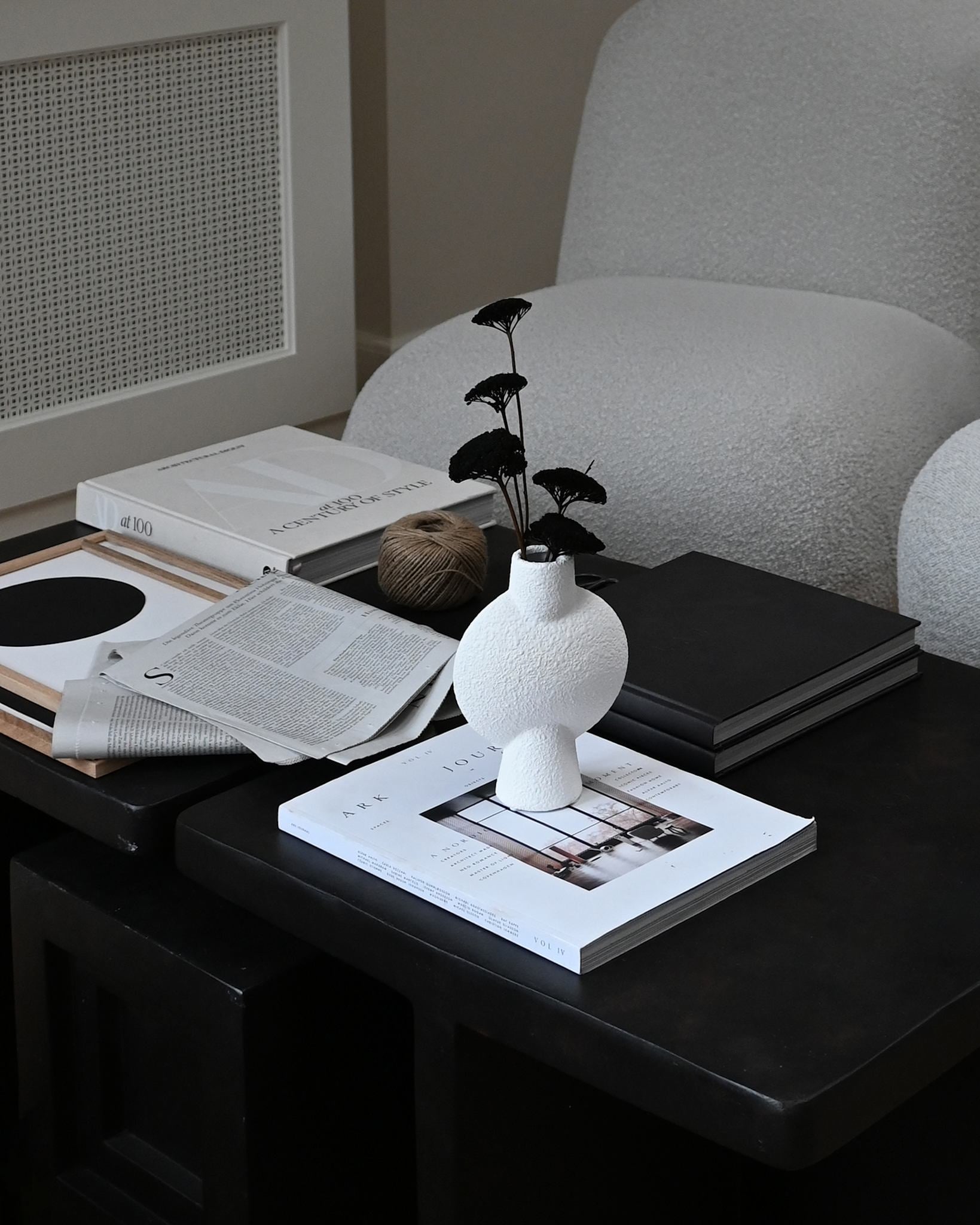 Sphere Vase Bubl, Mini - Bubble White