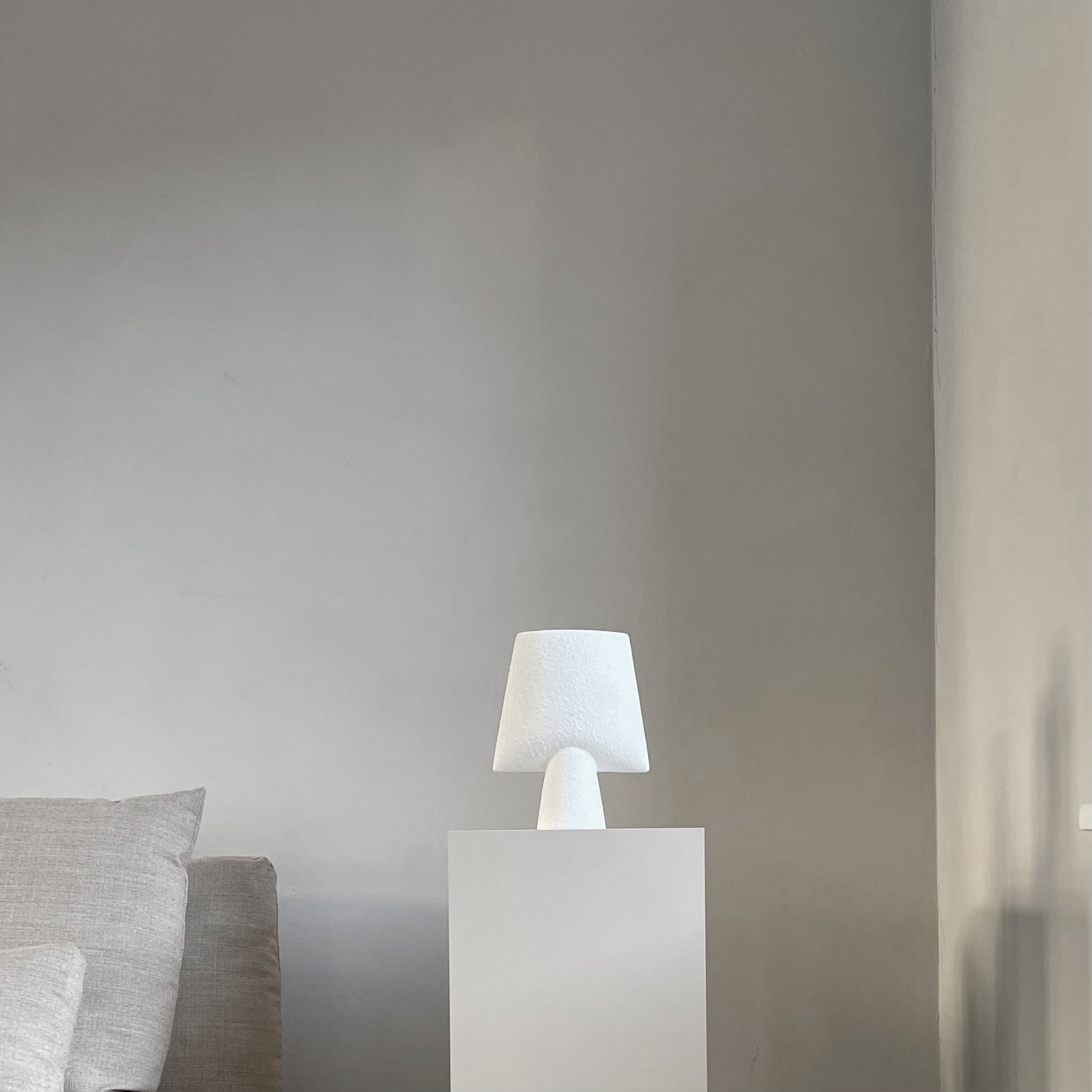 Sphere Vase Square, Mini - Bubble White