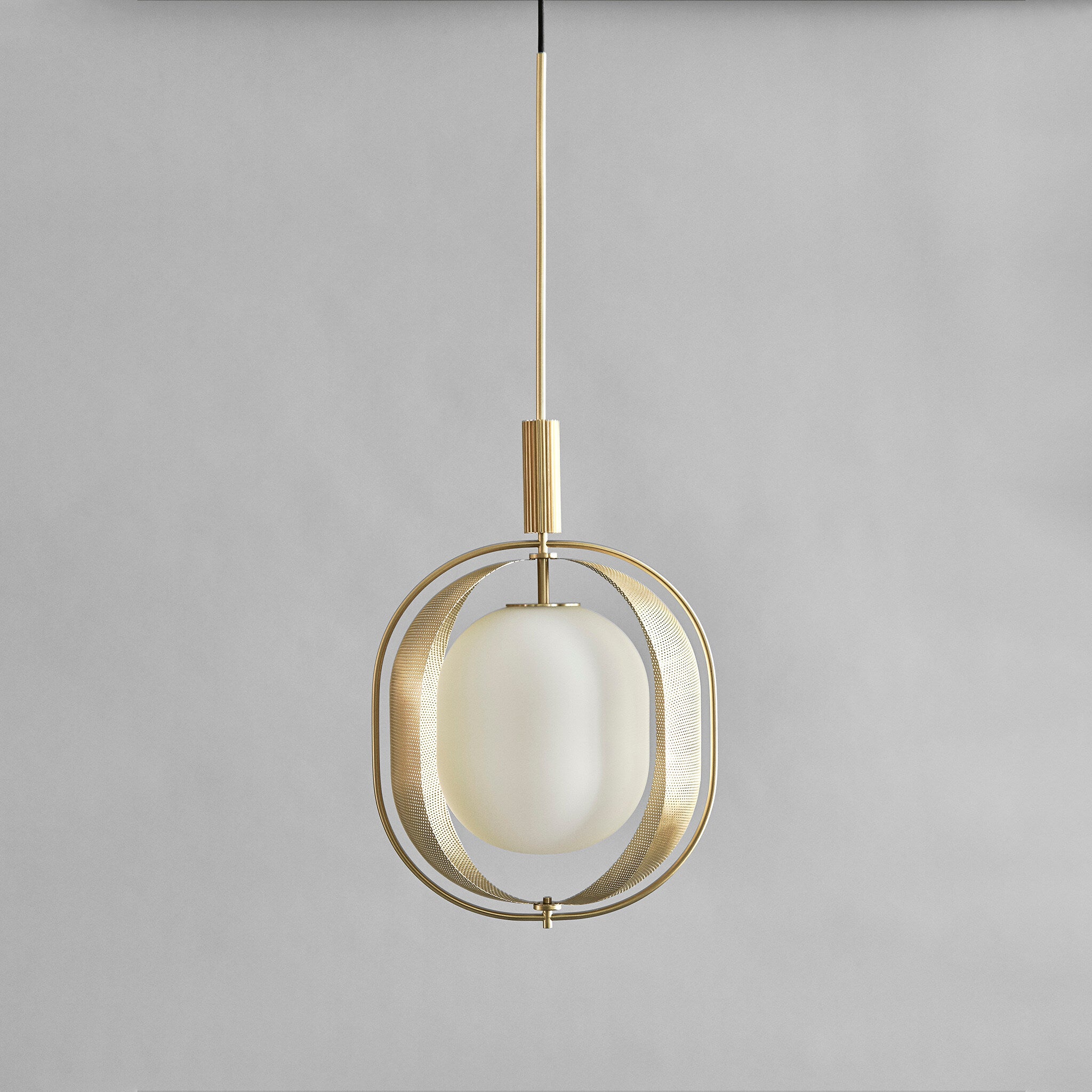 Pearl Pendant - Brass