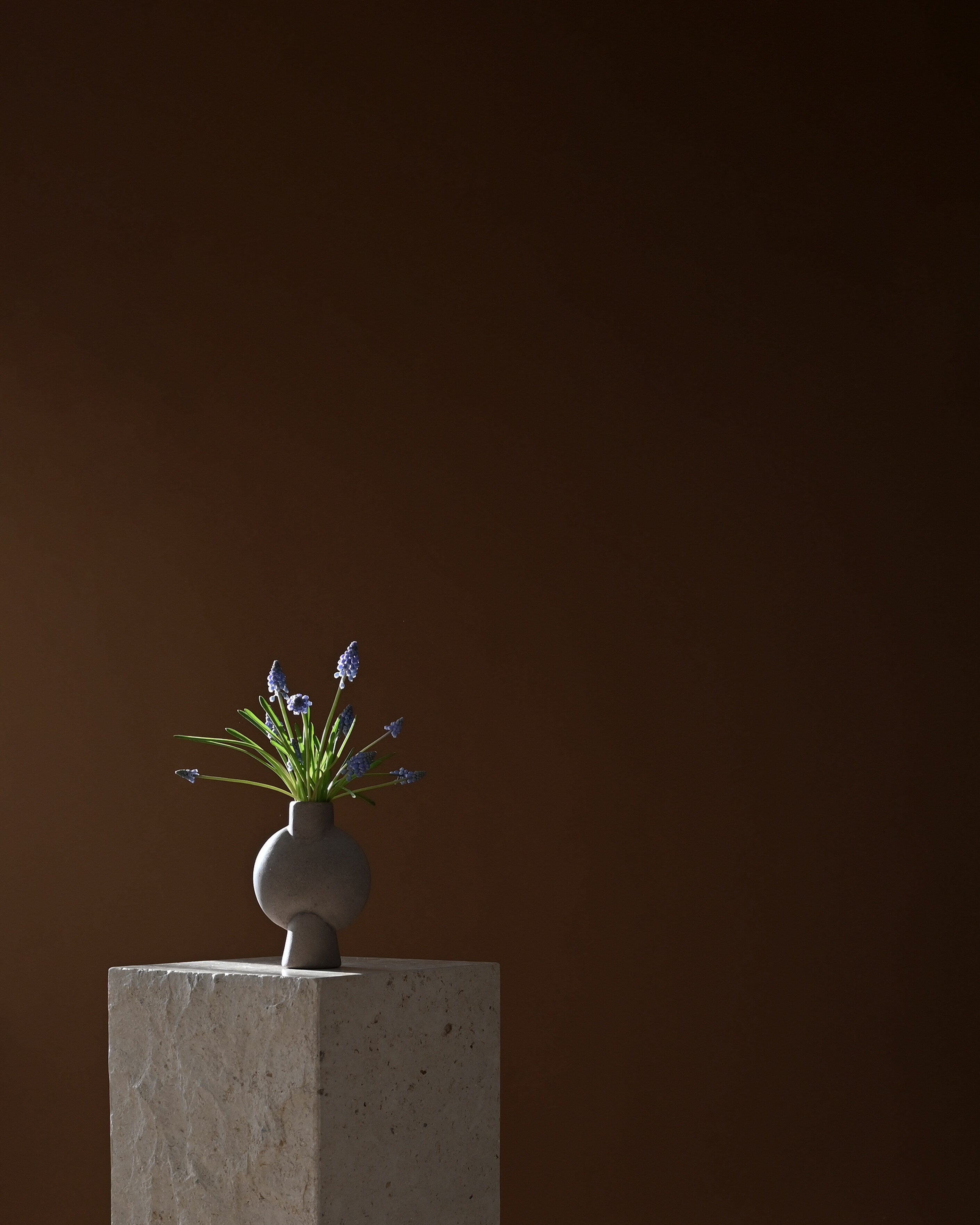 Sphere Vase Bubl, Mini - Taupe