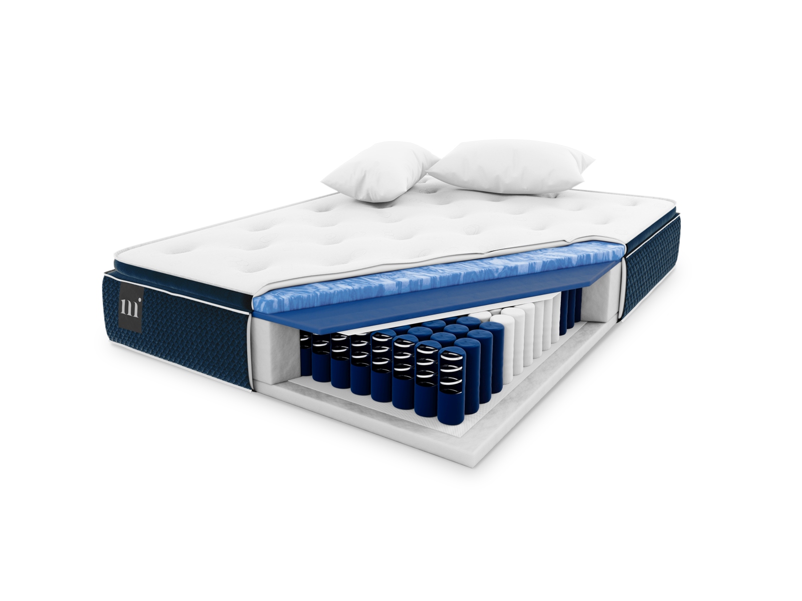 Pocket Spring Mattress, "Beni", 140x200x31
