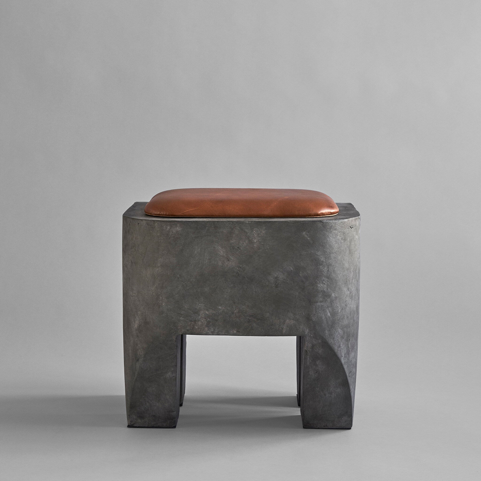 Sculpt Stool Cushion - Leather