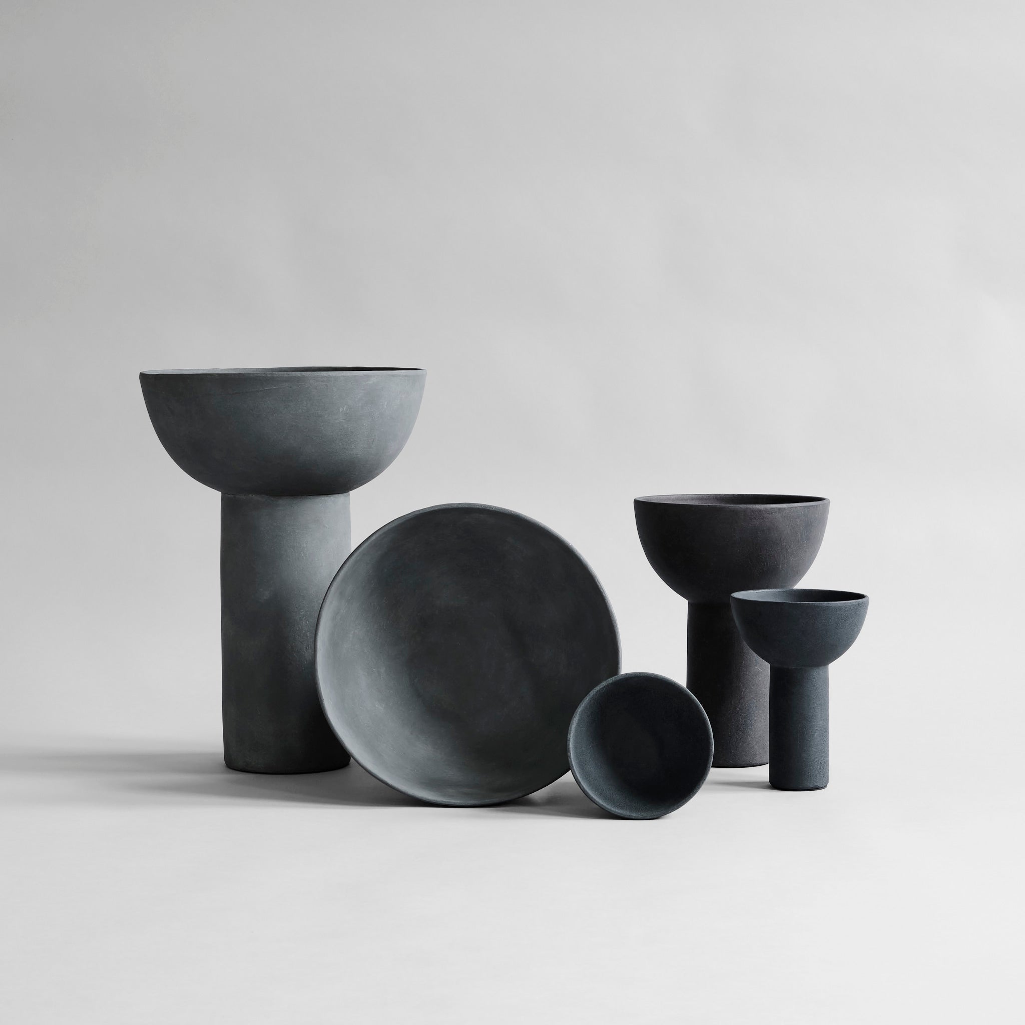 Block Vase, Medio - Coffee