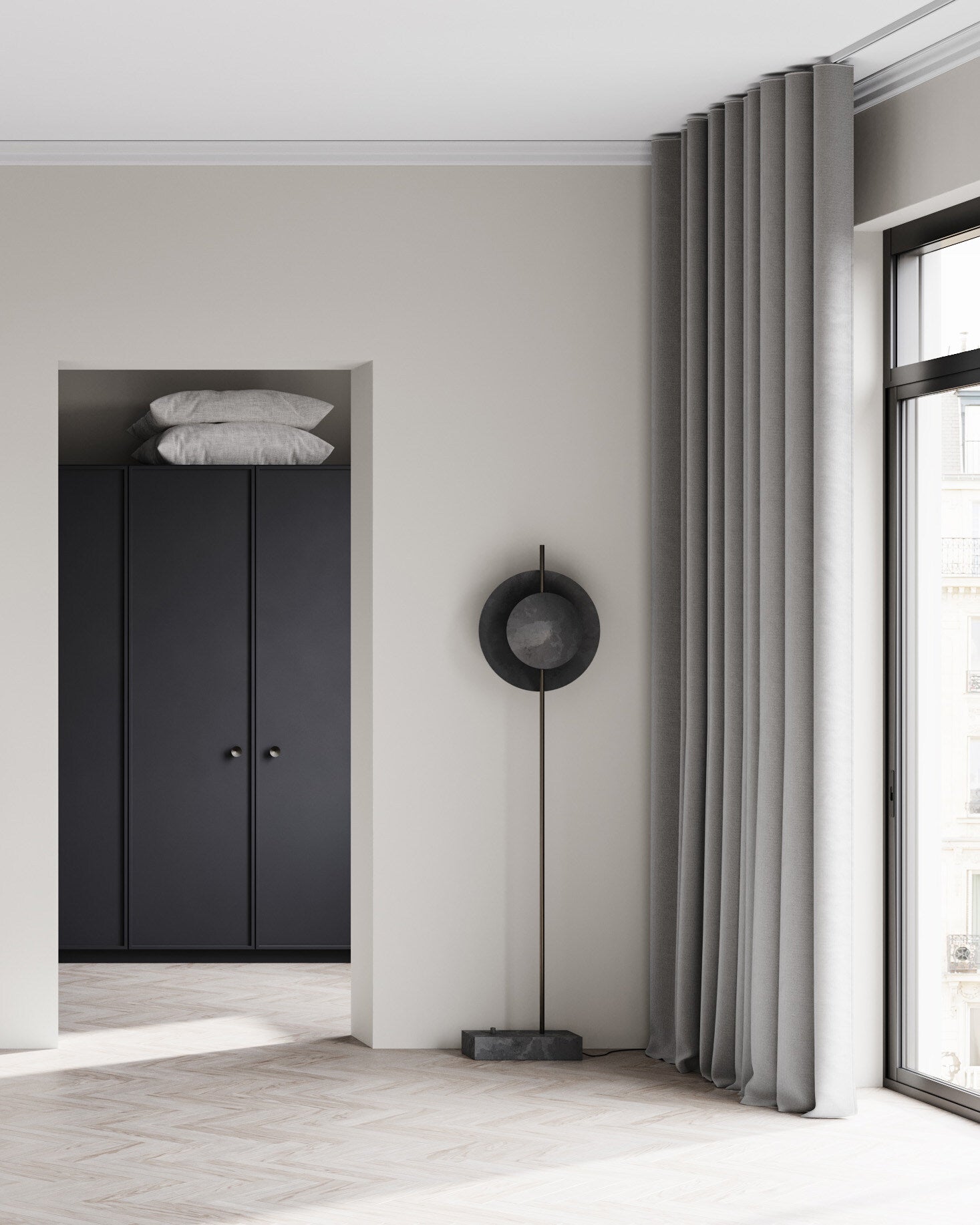Dawn Floor Lamp - Oxidized
