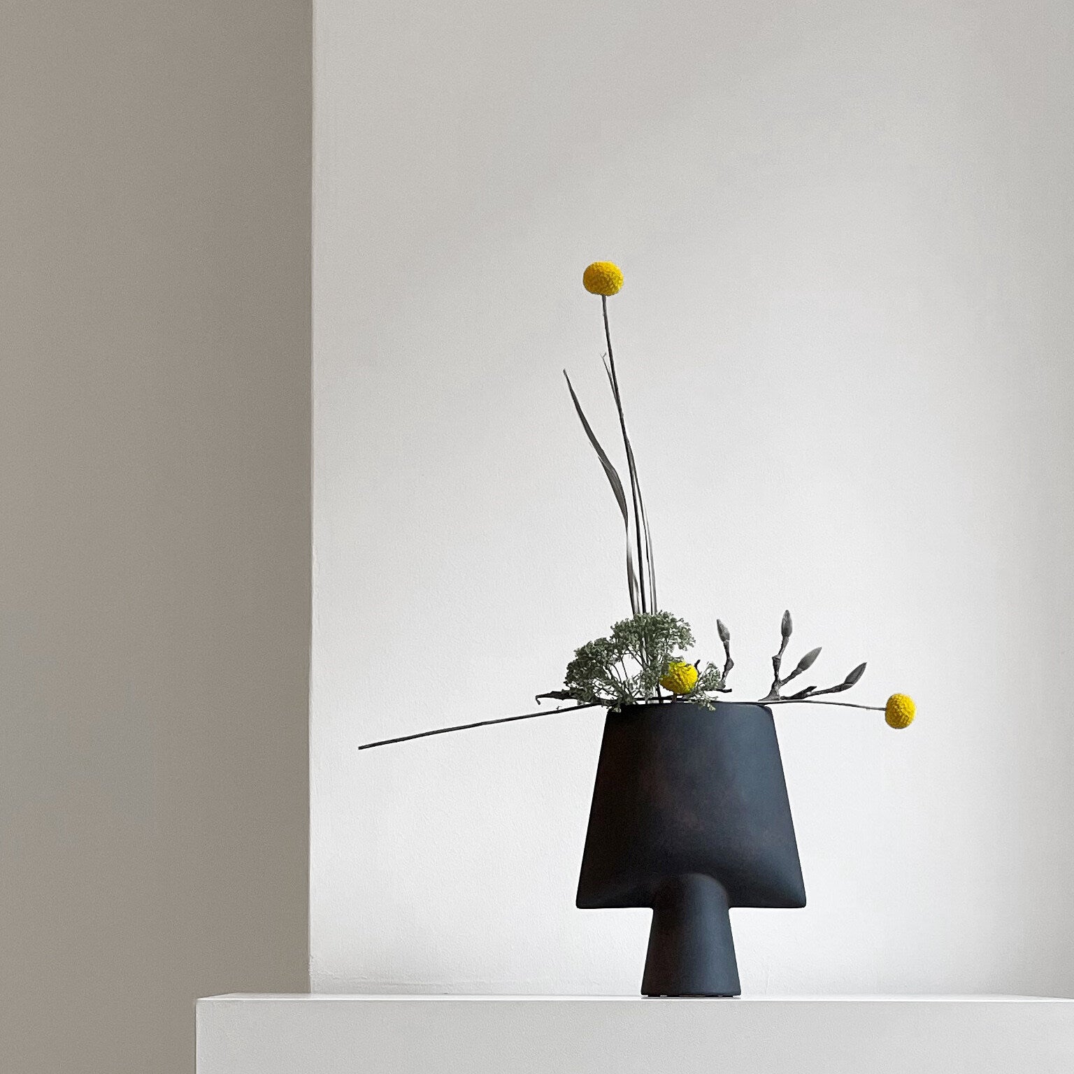 Sphere Vase Square, Mini - Coffee