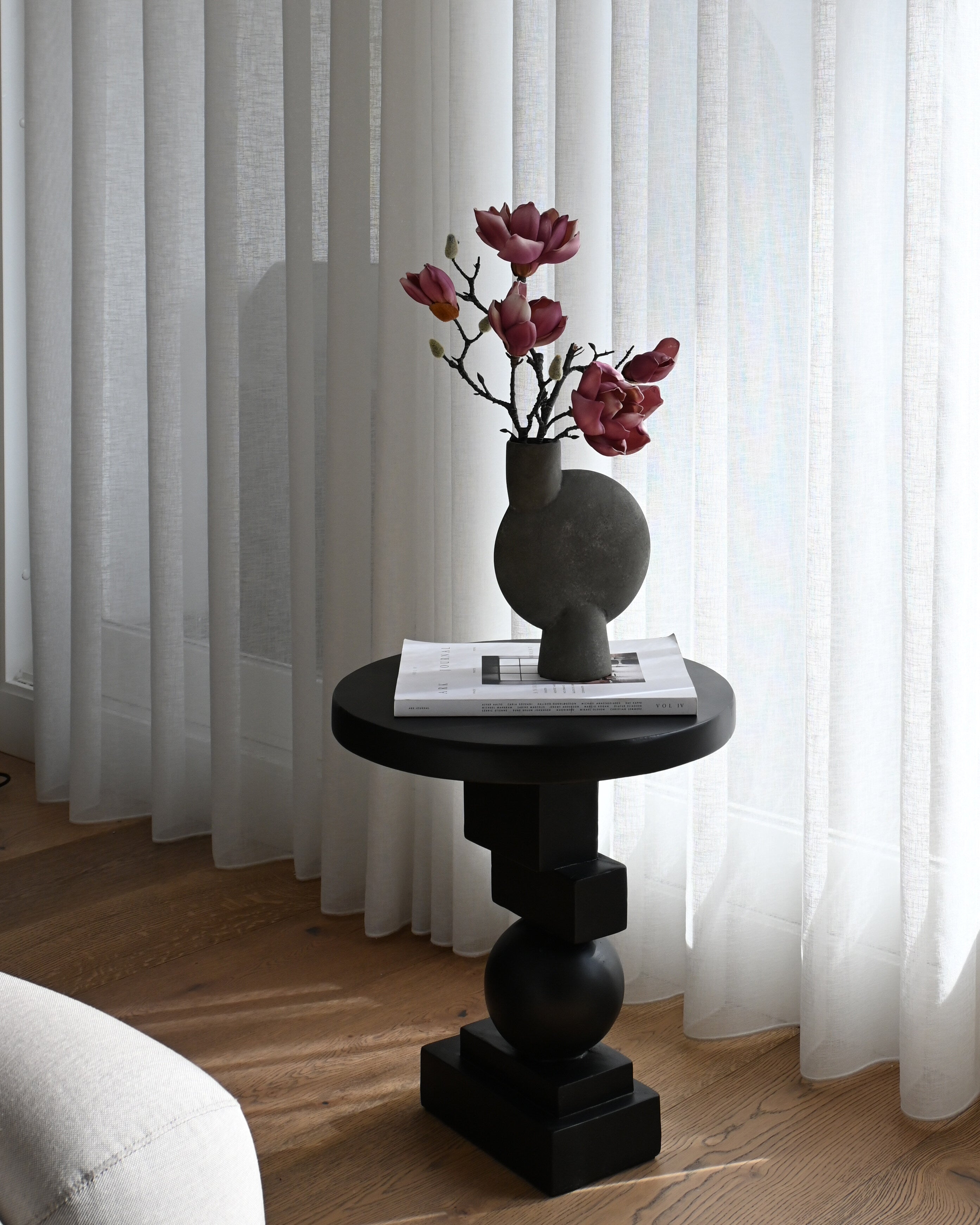 Sphere Vase Bubl, Medio - Dark Grey