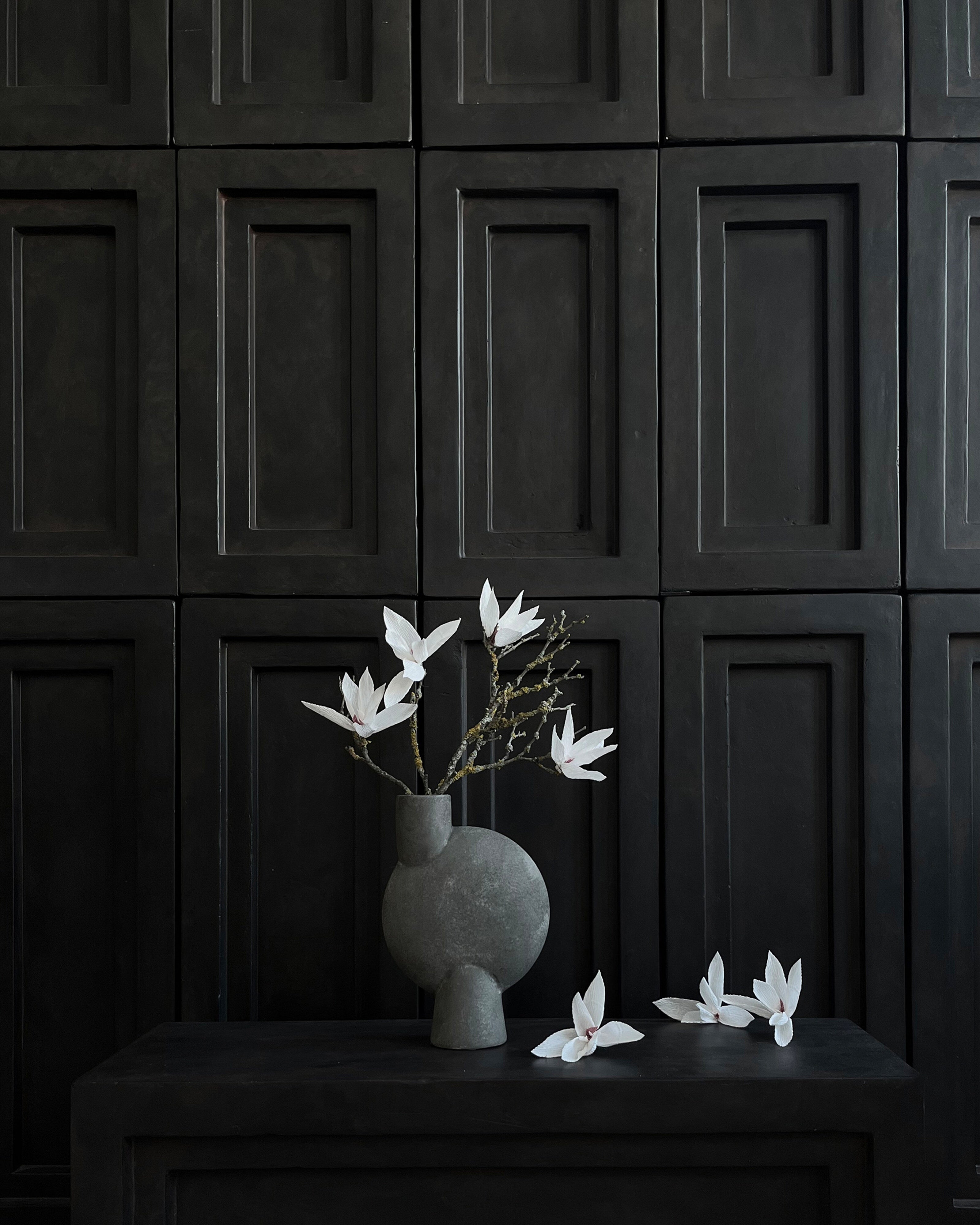 Sphere Vase Bubl, Medio - Dark Grey