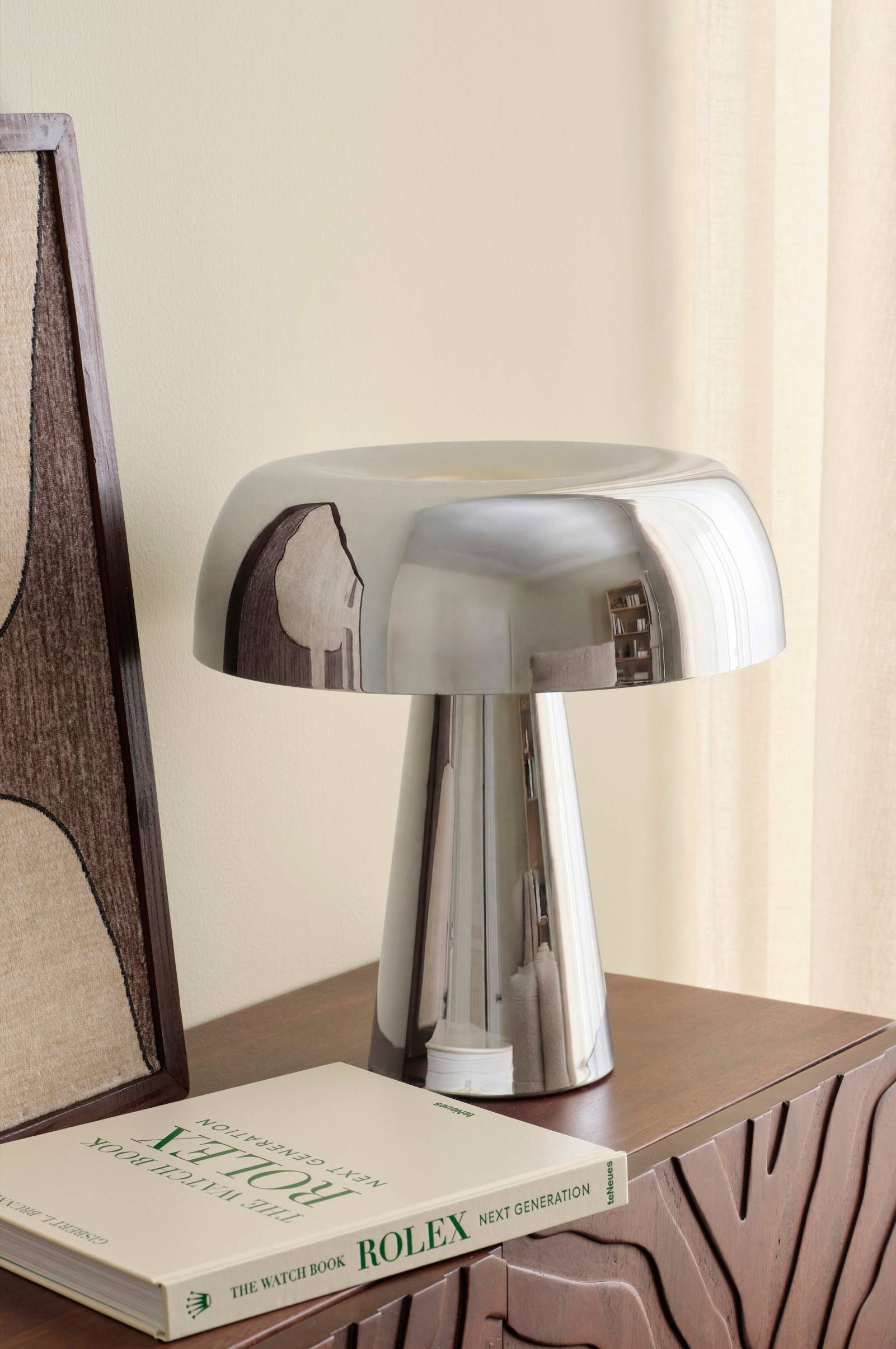 Bordlampe Bonnie Chrome