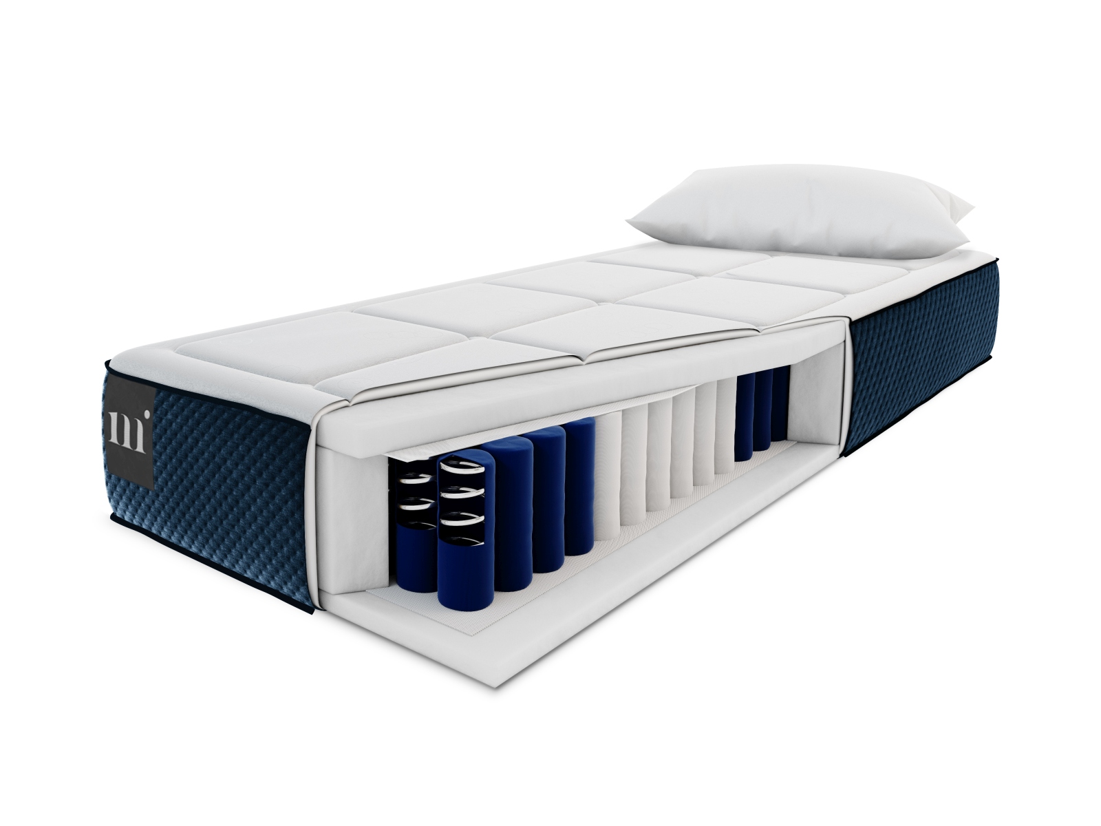 Pocket Spring Mattress, "Sidi", 90x200x23