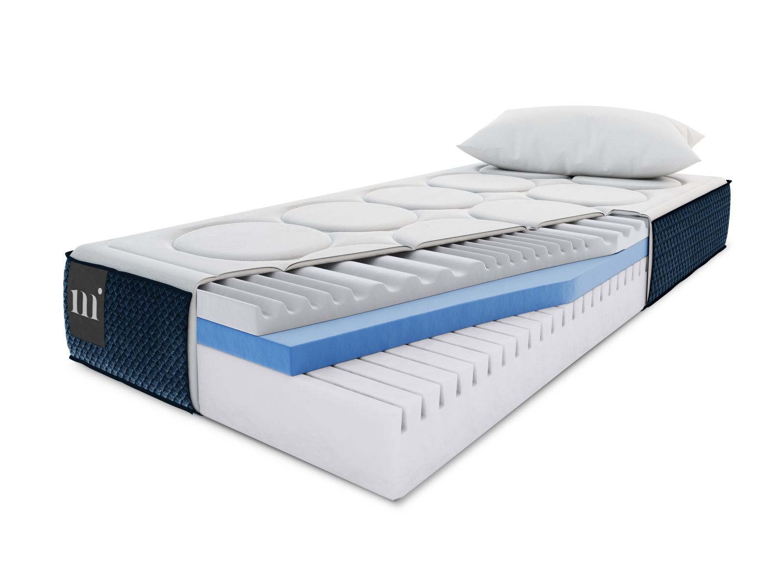 Foam Mattress, "Kavaja", 80x200x22