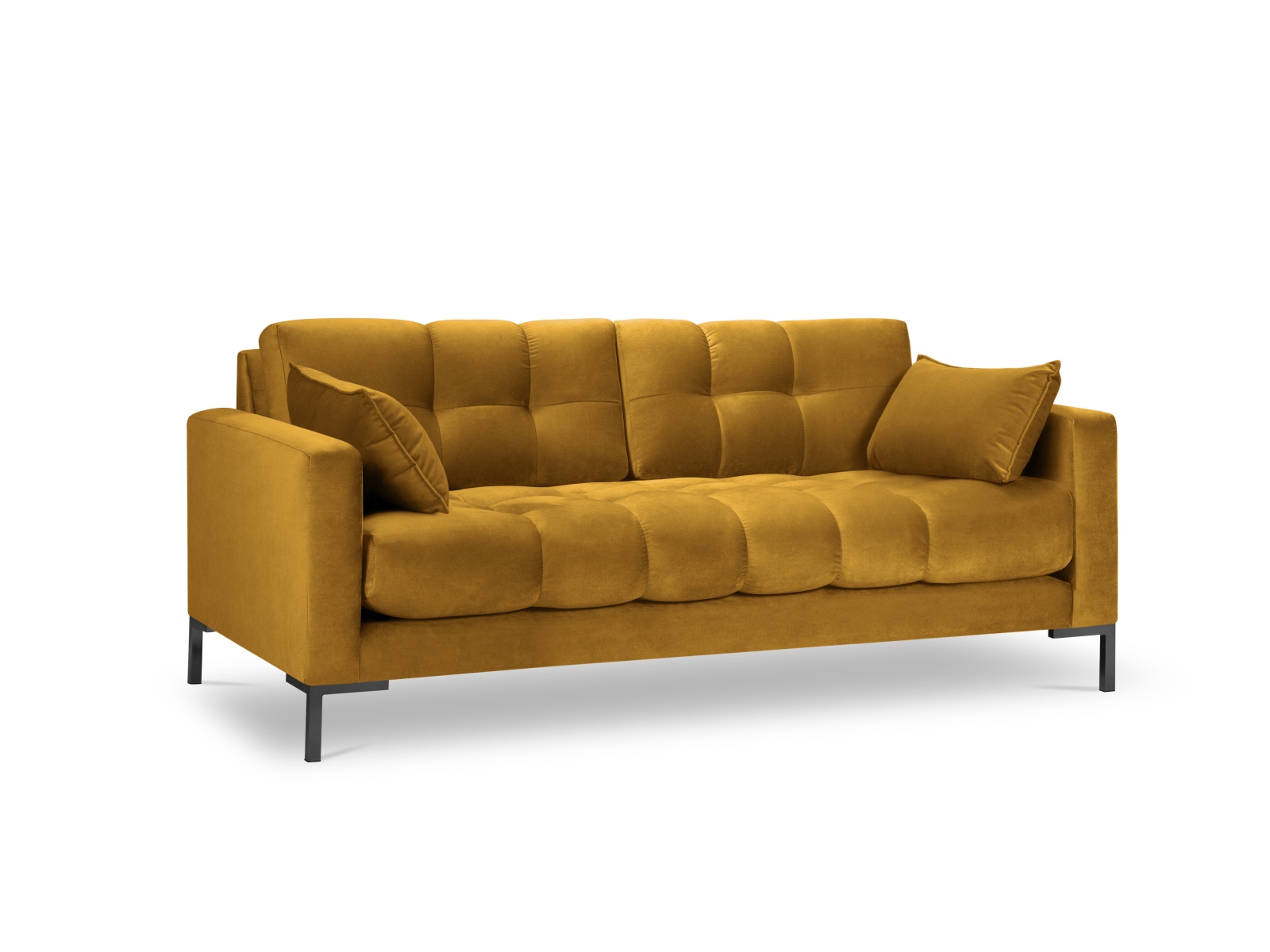 Velvet Sofa, "Mamaia", 3 Seats, 177x96x75
