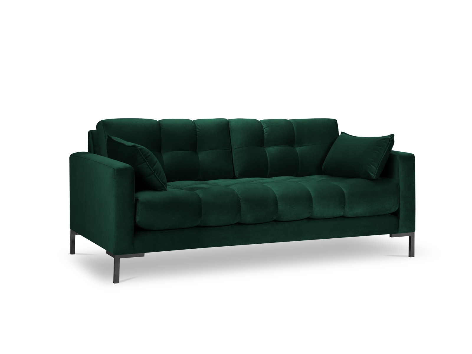 Velvet Sofa, "Mamaia", 3 Seats, 177x96x75