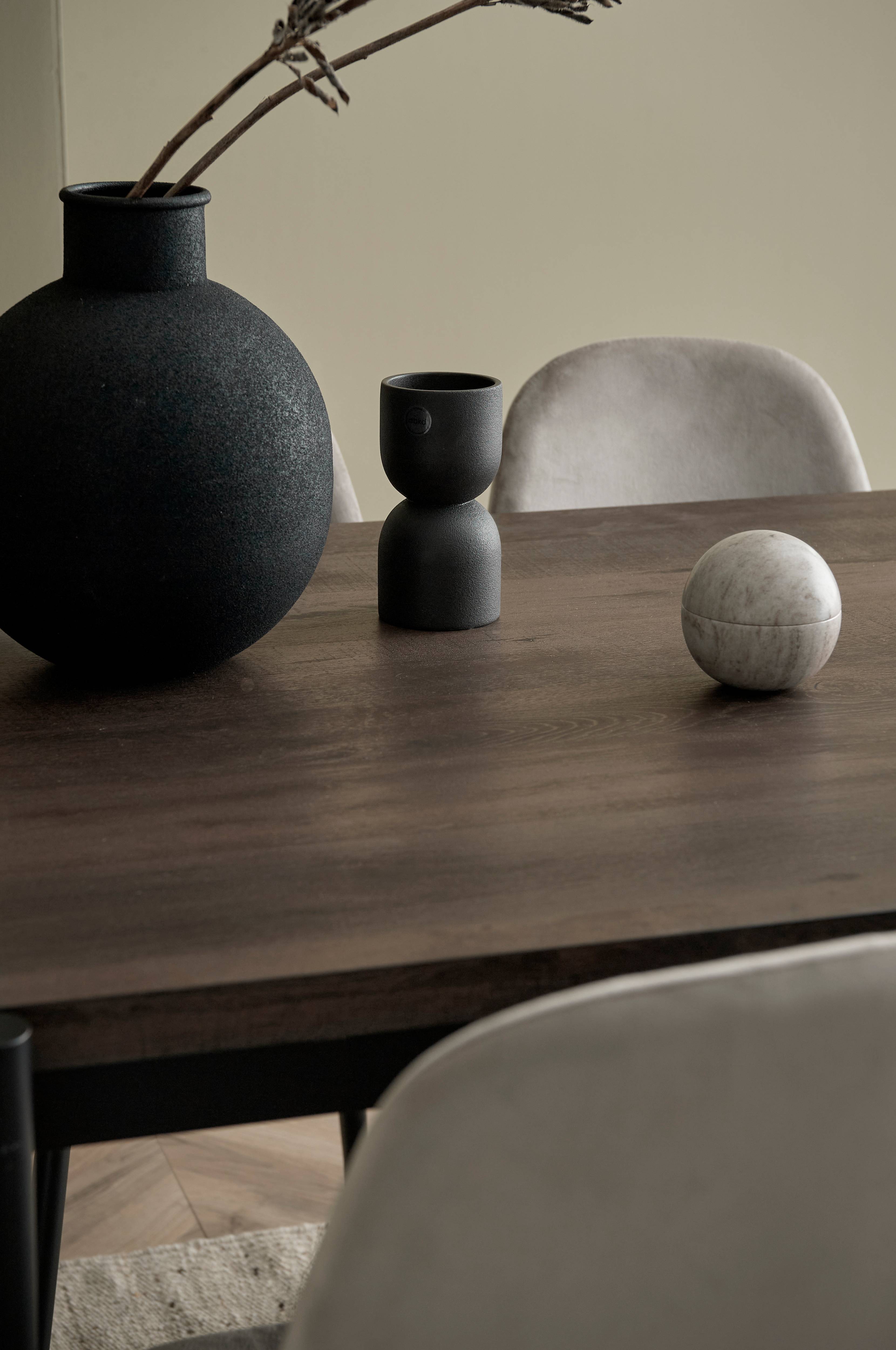 Spisegruppe Gilda med bord 180x90 cm + 6 stoler