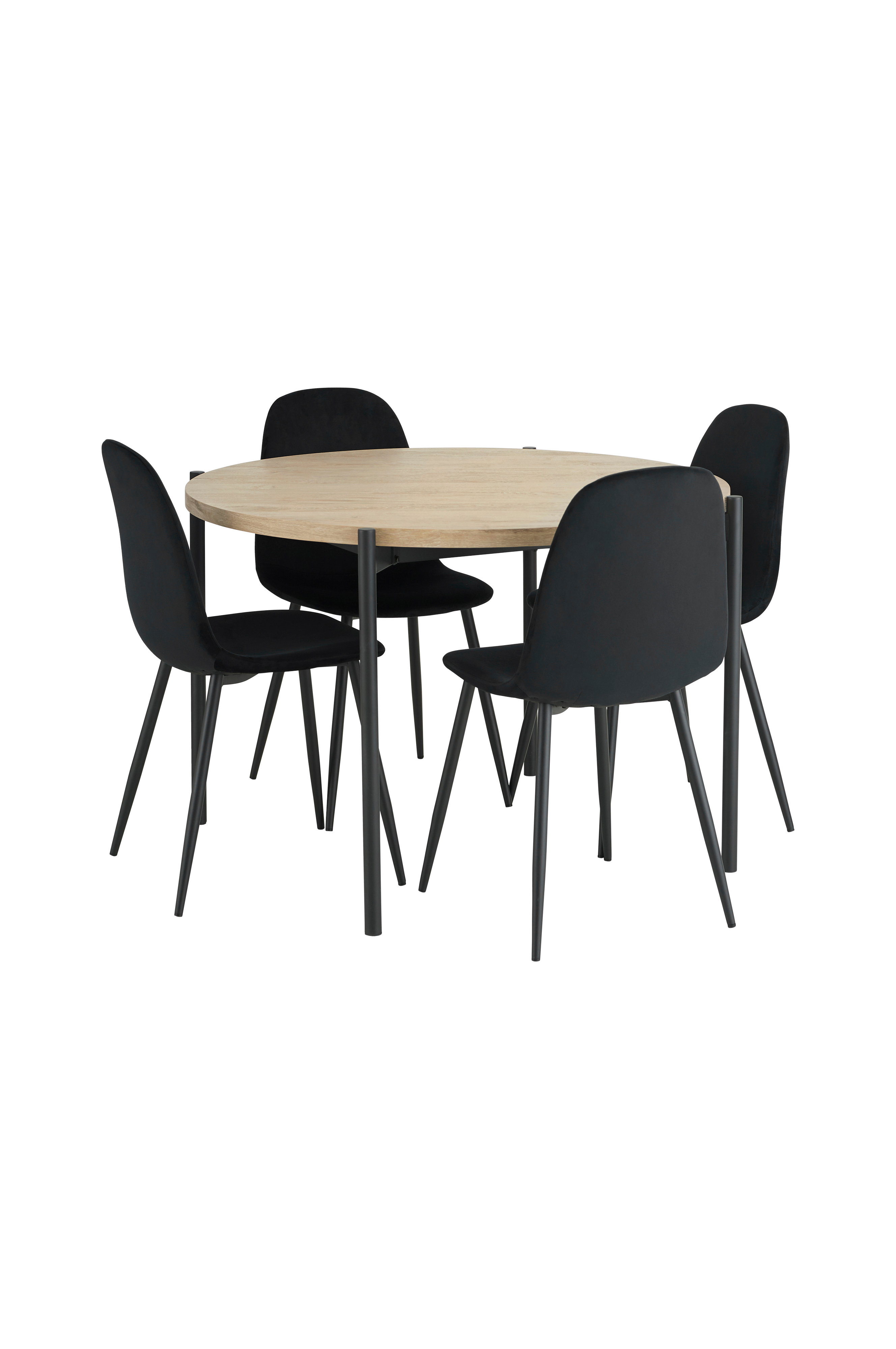 Spisegruppe Gilda med 1 bord og 4 stoler