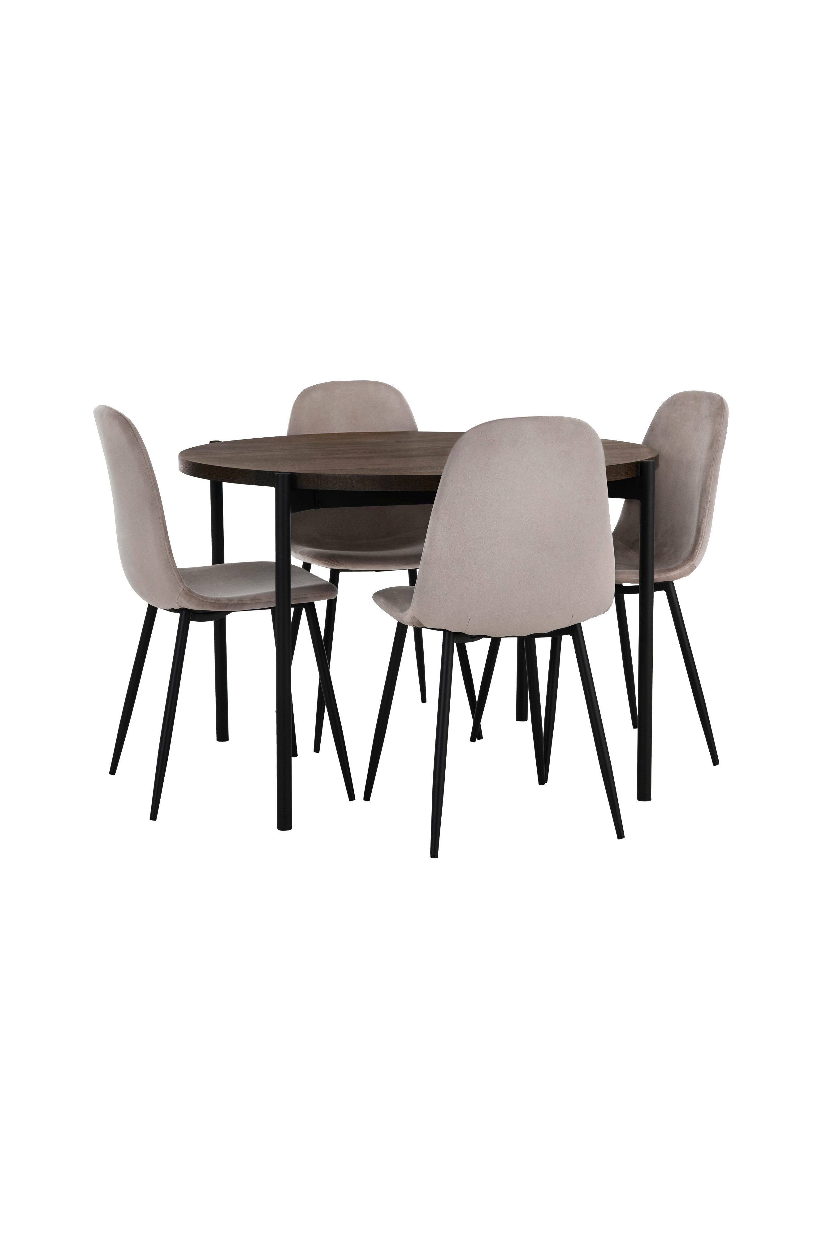 Spisegruppe Gilda med 1 bord og 4 stoler