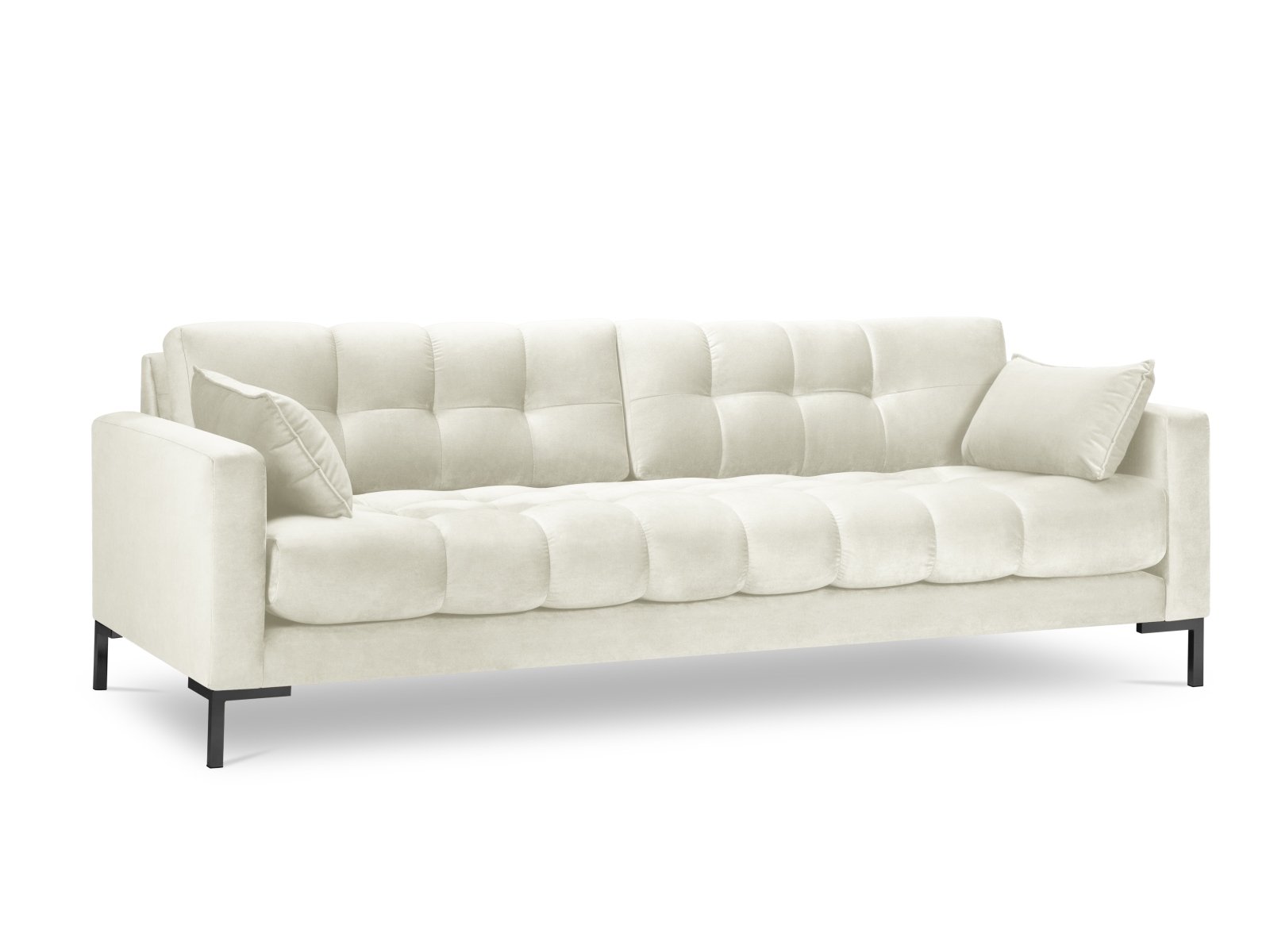 Velvet Sofa, "Mamaia", 4 Seats, 217x96x75