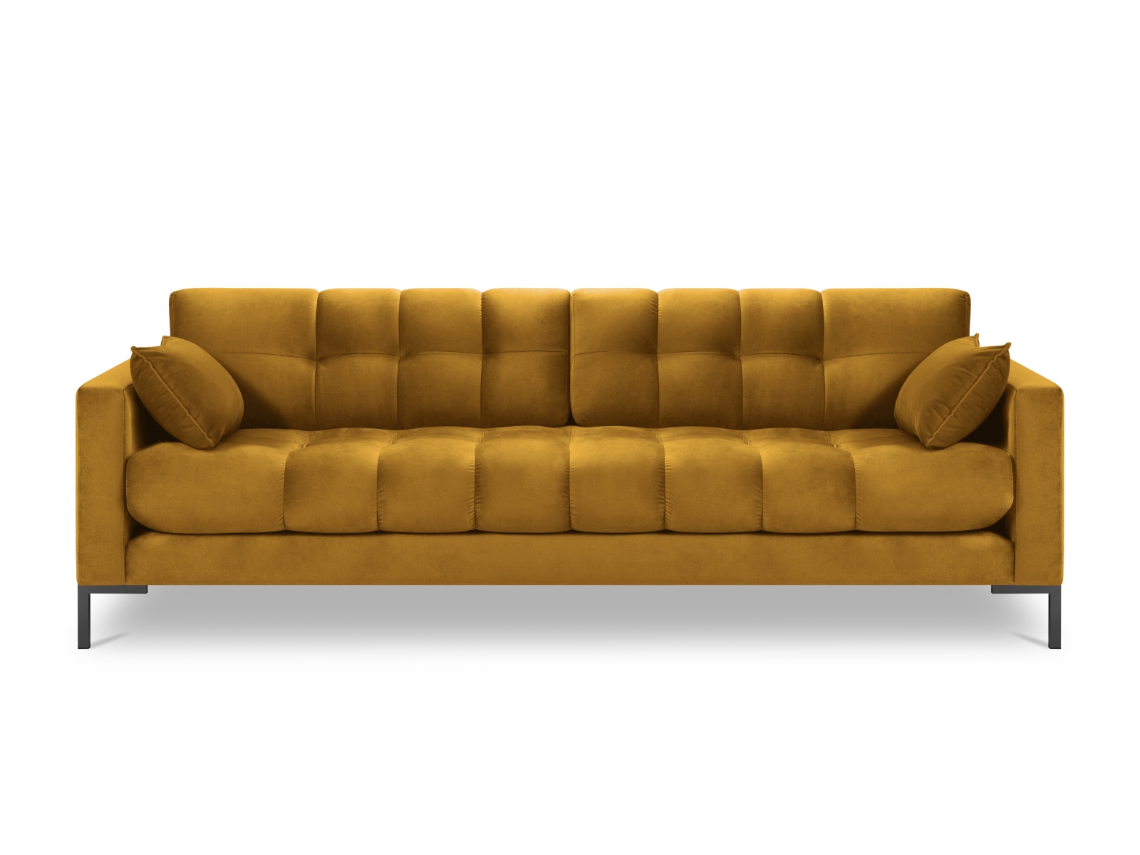 Velvet Sofa, "Mamaia", 4 Seats, 217x96x75