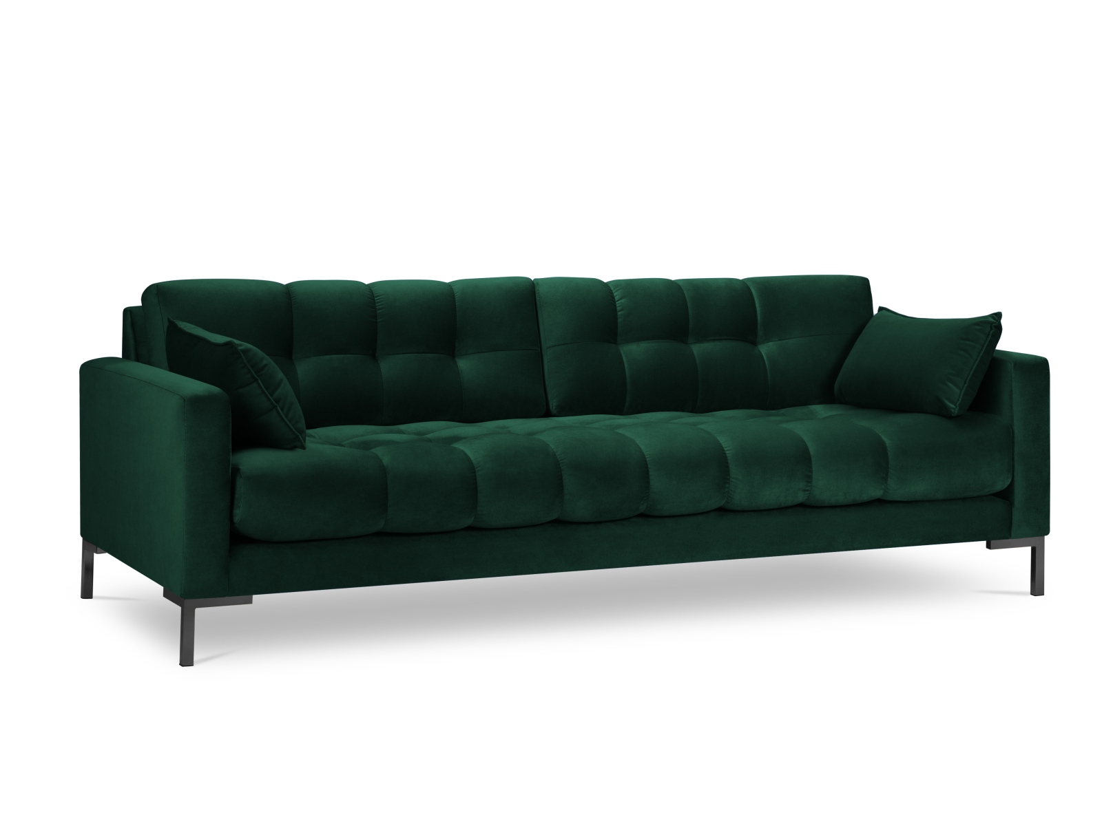 Velvet Sofa, "Mamaia", 4 Seats, 217x96x75