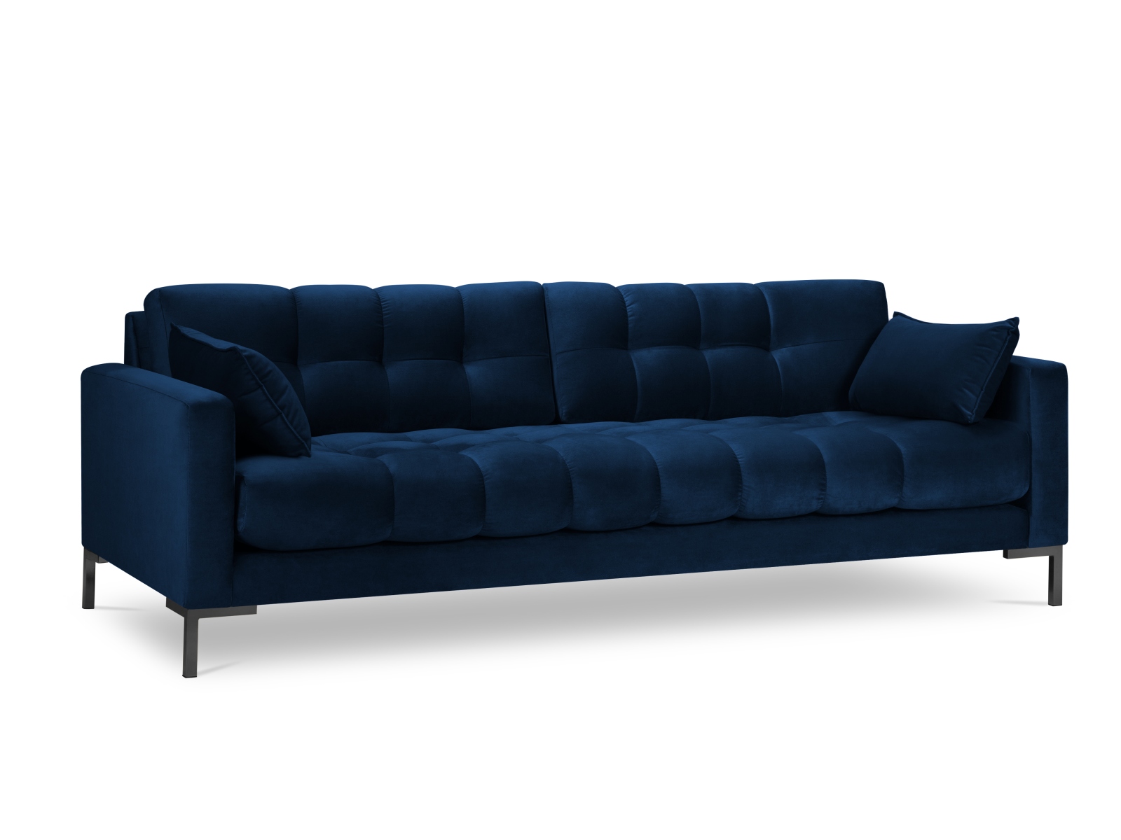 Velvet Sofa, "Mamaia", 4 Seats, 217x96x75