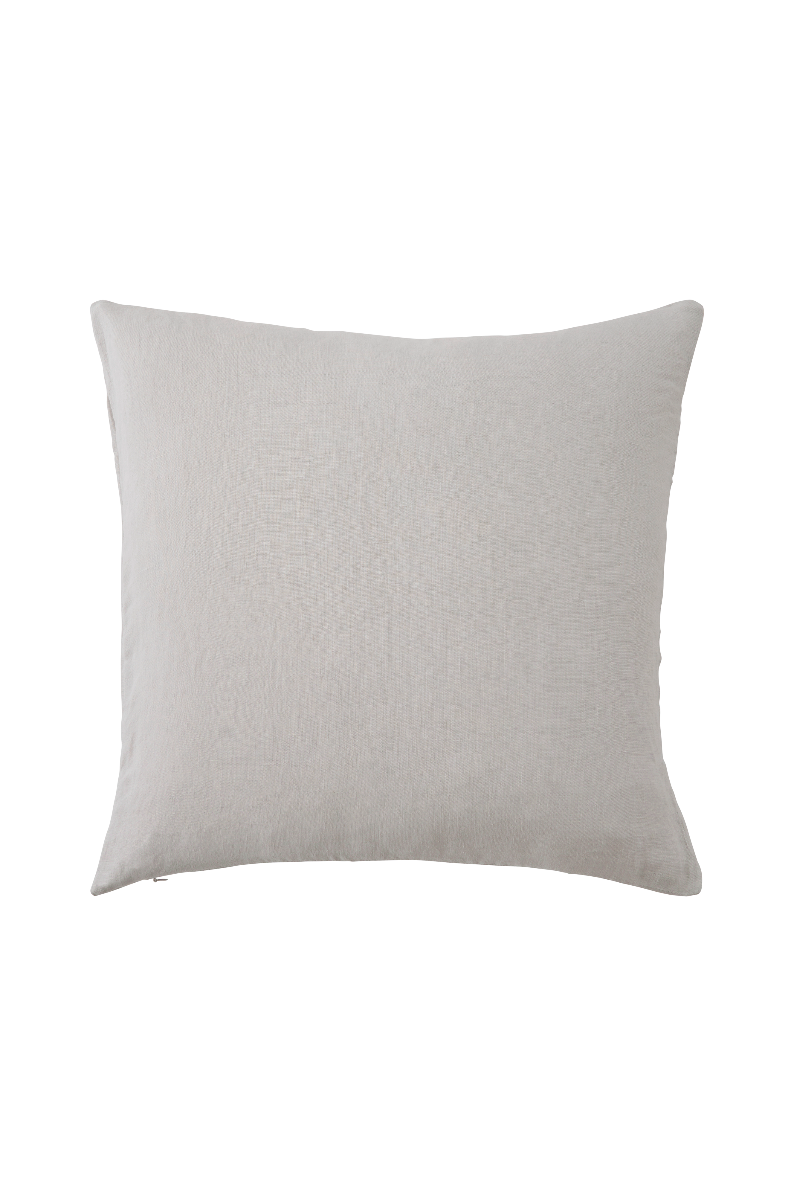 Putetrekk Candice Zip i vasket lin 50x50 cm