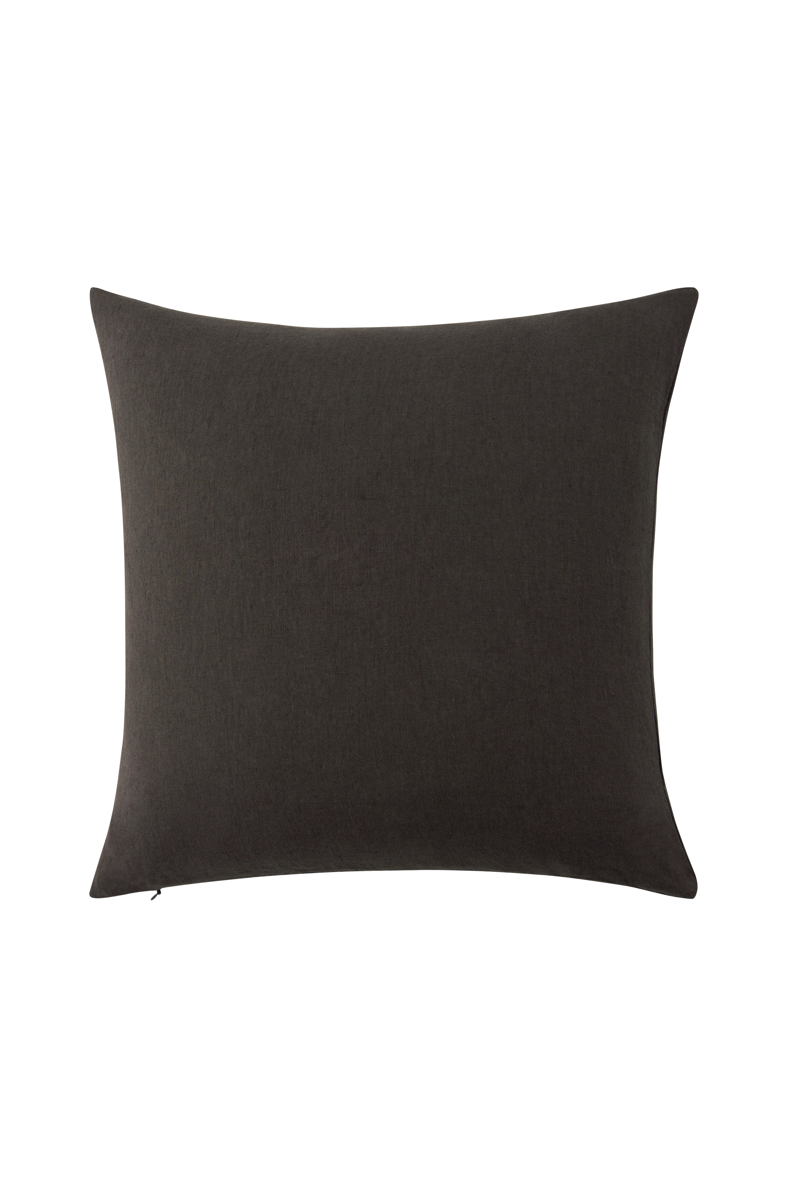 Putetrekk Candice Zip i vasket lin 50x50 cm