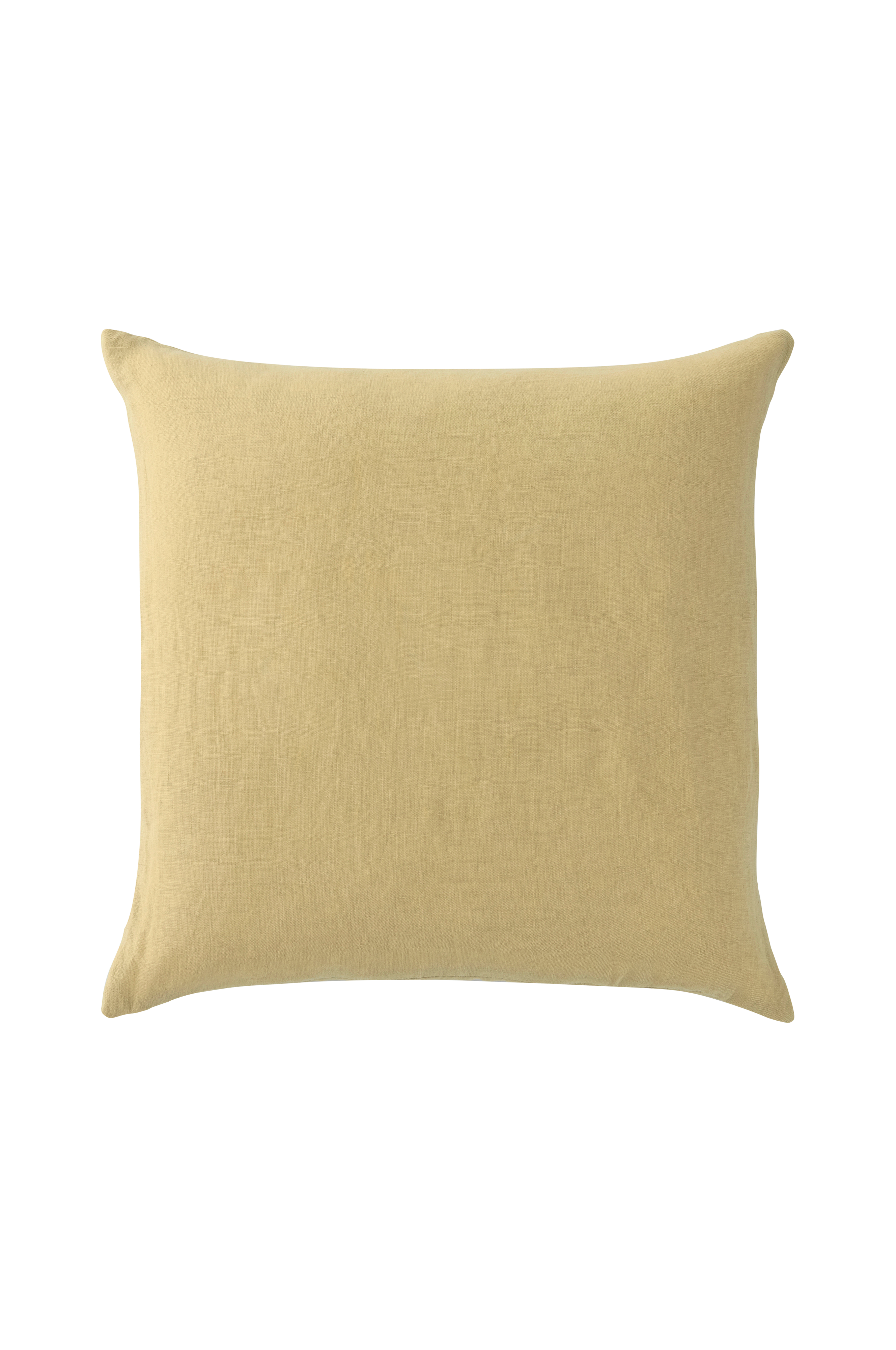 Putetrekk Candice Zip i vasket lin 50x50 cm