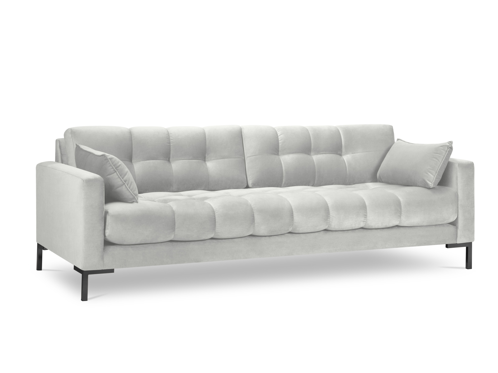 Velvet Sofa, "Mamaia", 4 Seats, 217x96x75