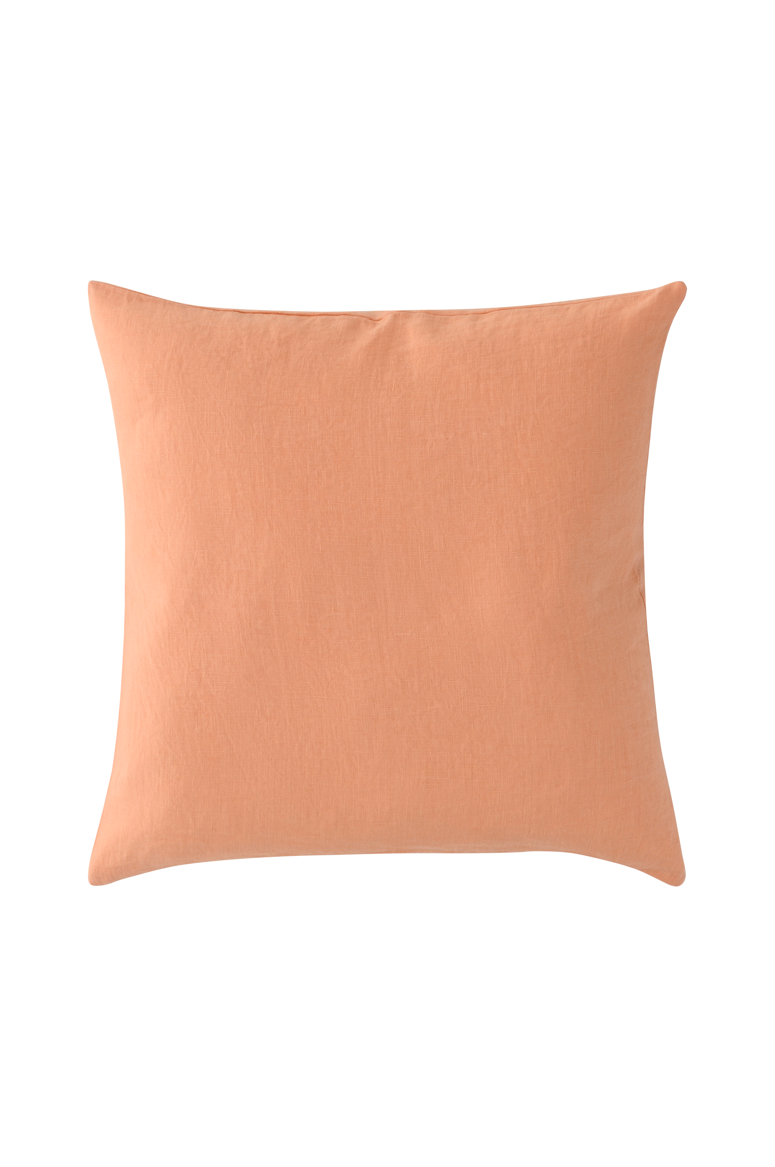 Putetrekk Candice Zip i vasket lin 50x50 cm