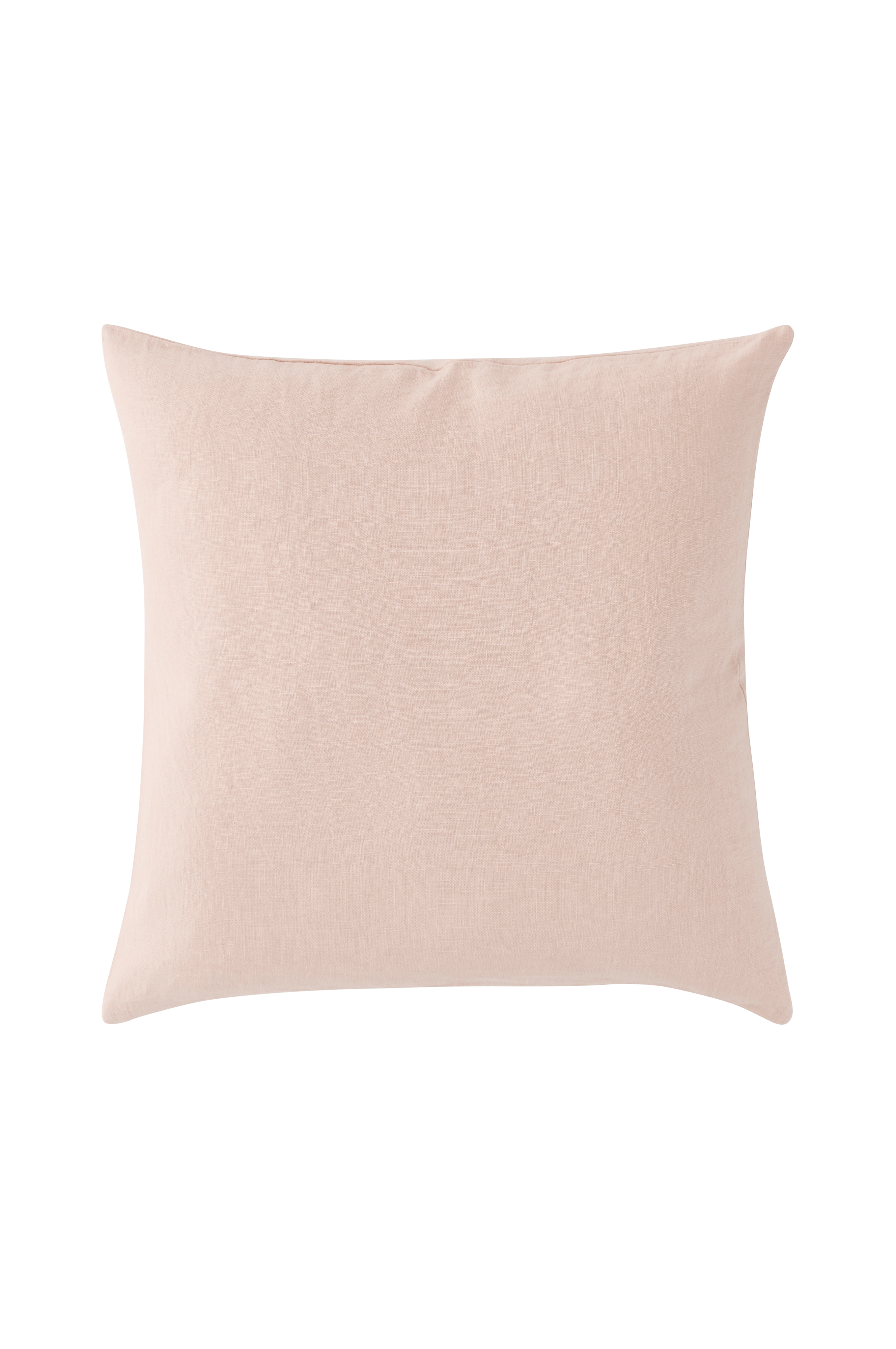 Putetrekk Candice Zip i vasket lin 50x50 cm