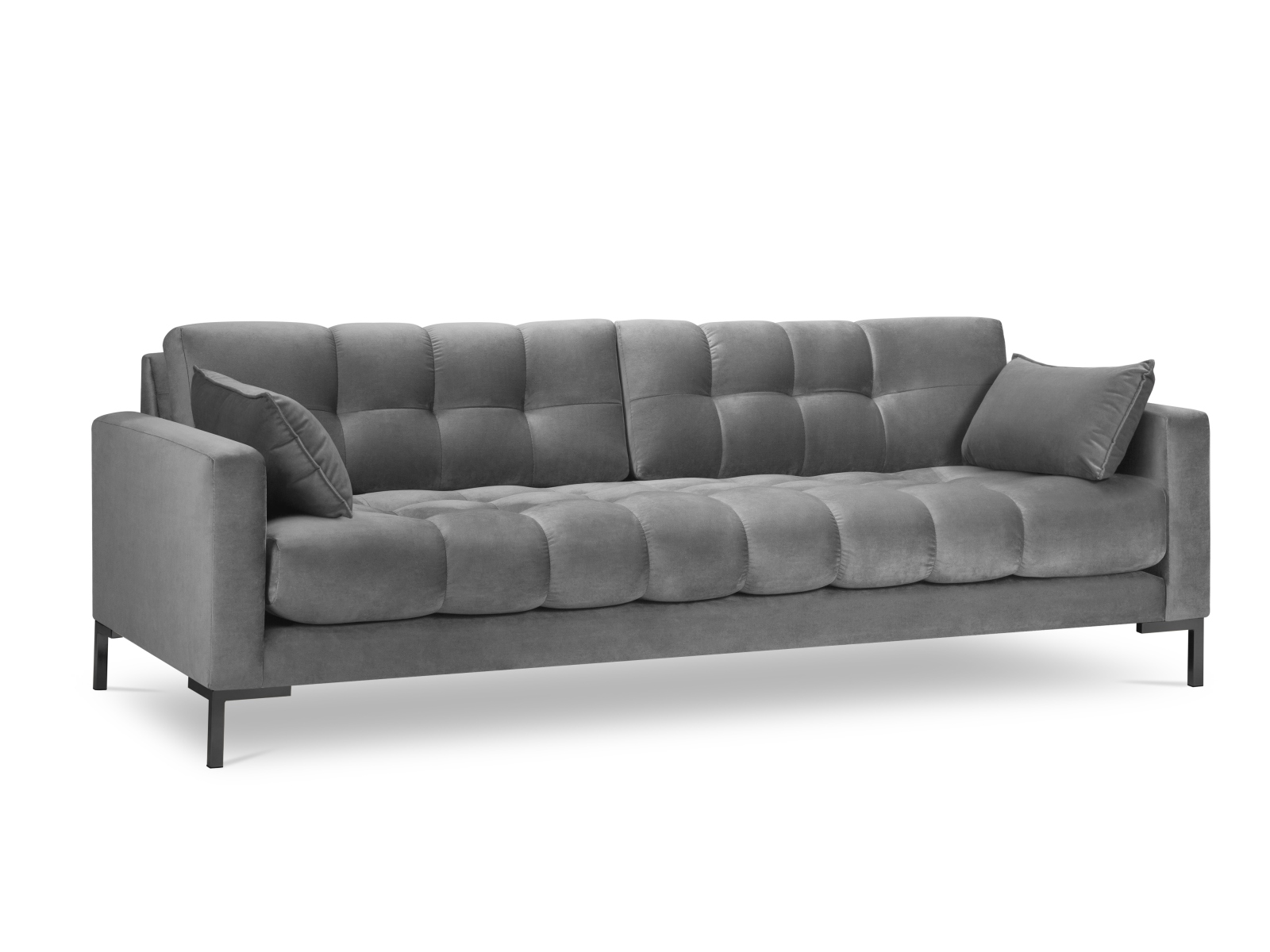 Velvet Sofa, "Mamaia", 4 Seats, 217x96x75