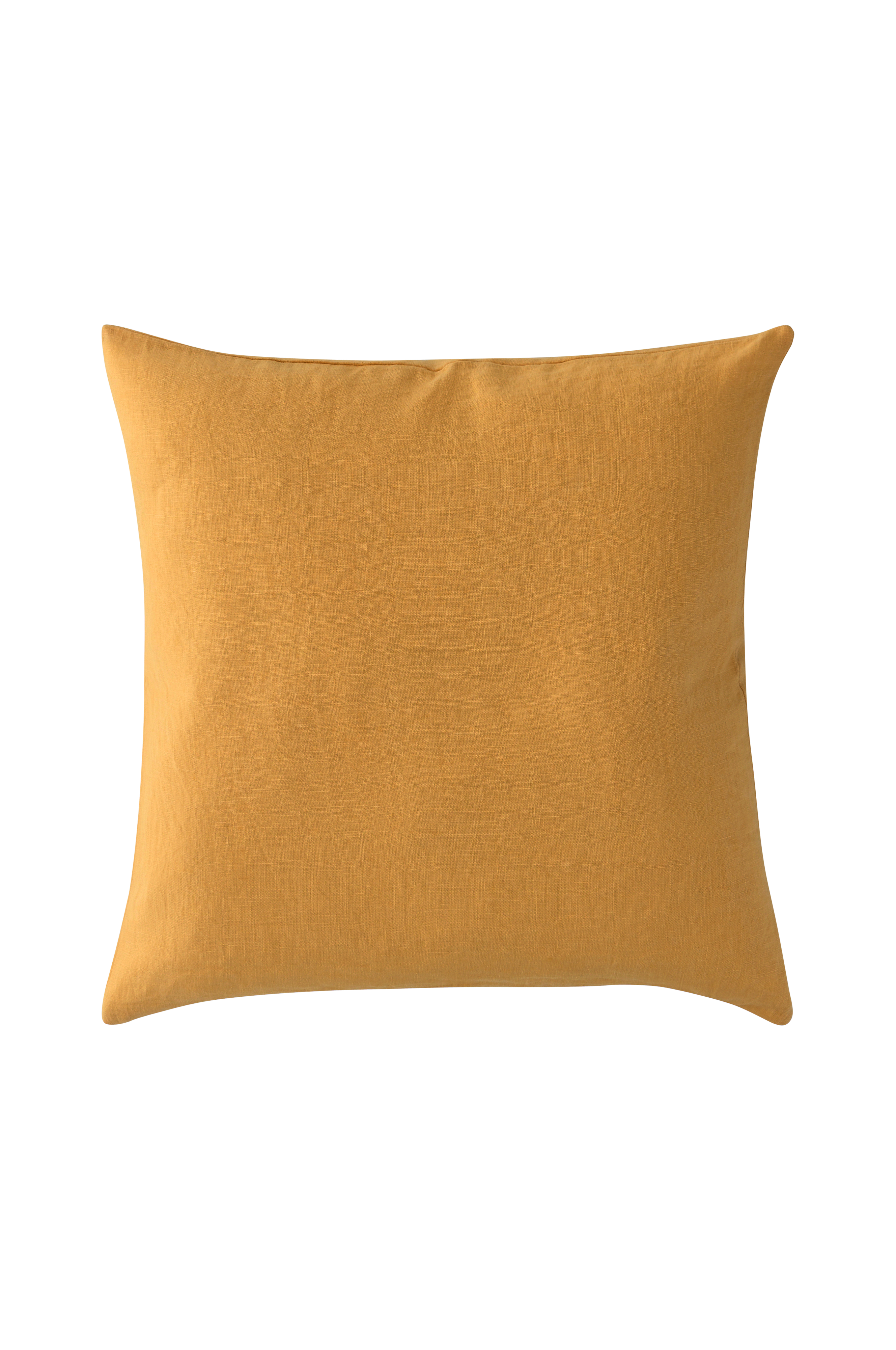 Putetrekk Candice Zip i vasket lin 50x50 cm