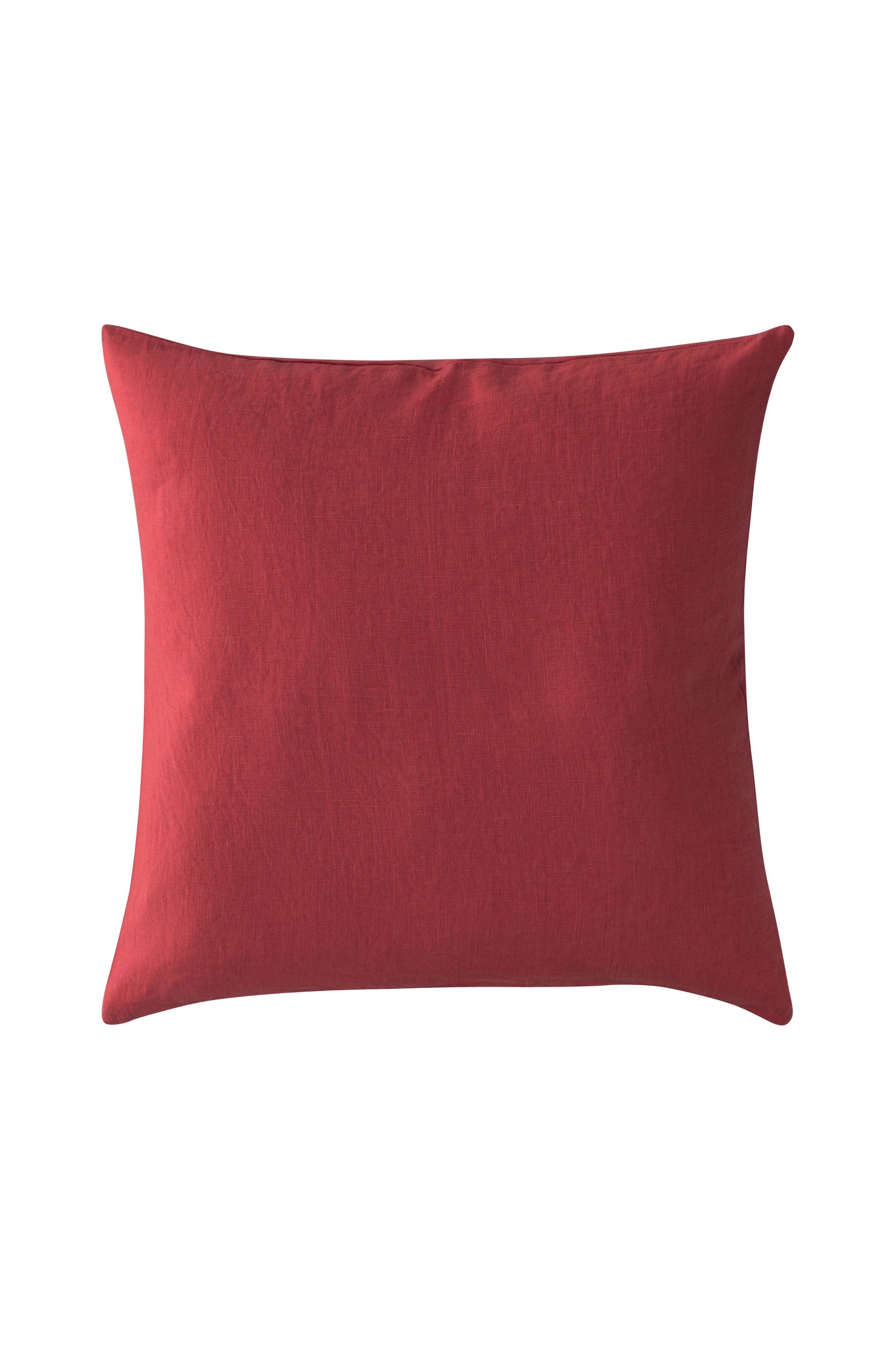 Putetrekk Candice Zip i vasket lin 50x50 cm