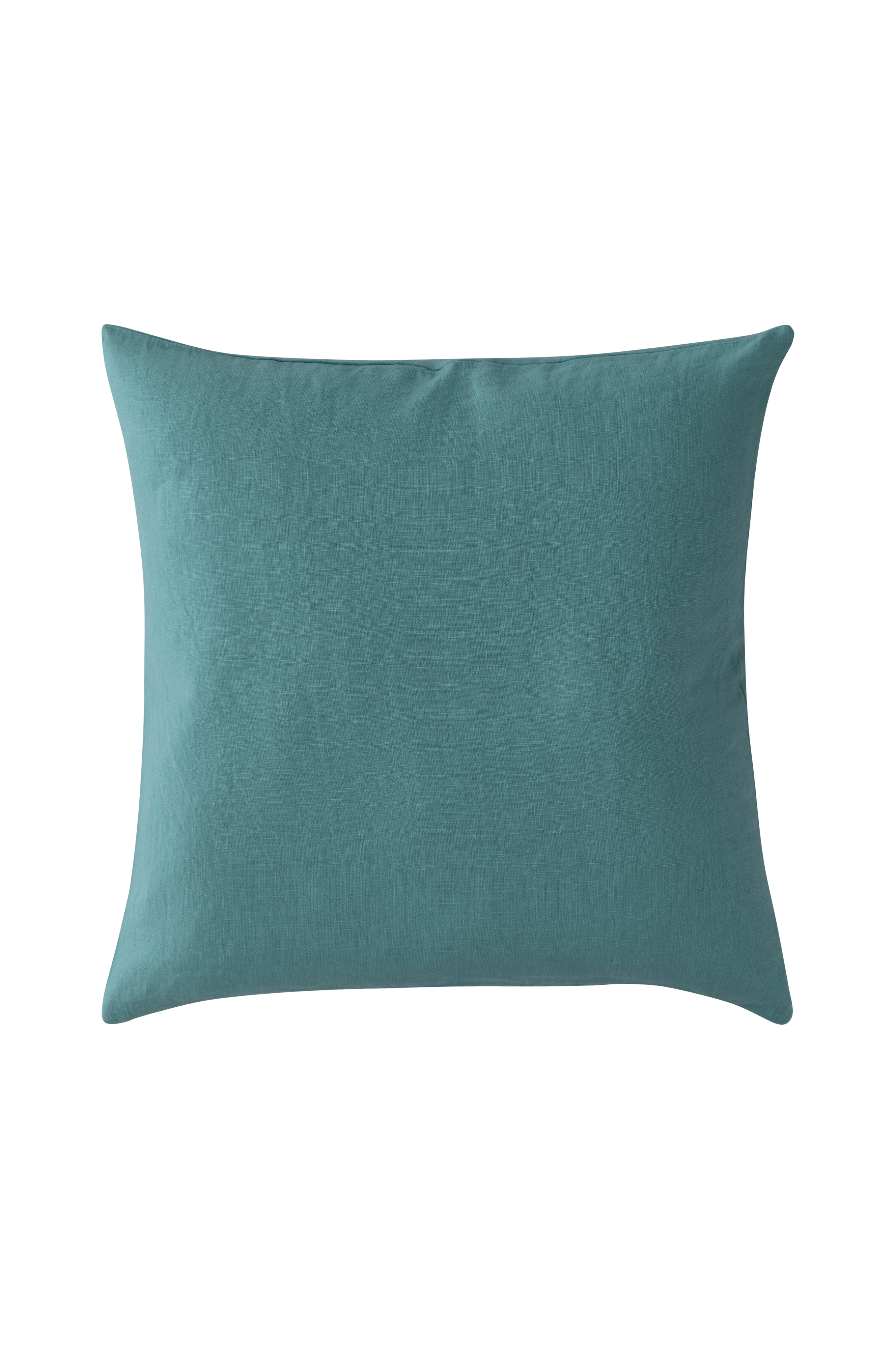 Putetrekk Candice Zip i vasket lin 50x50 cm
