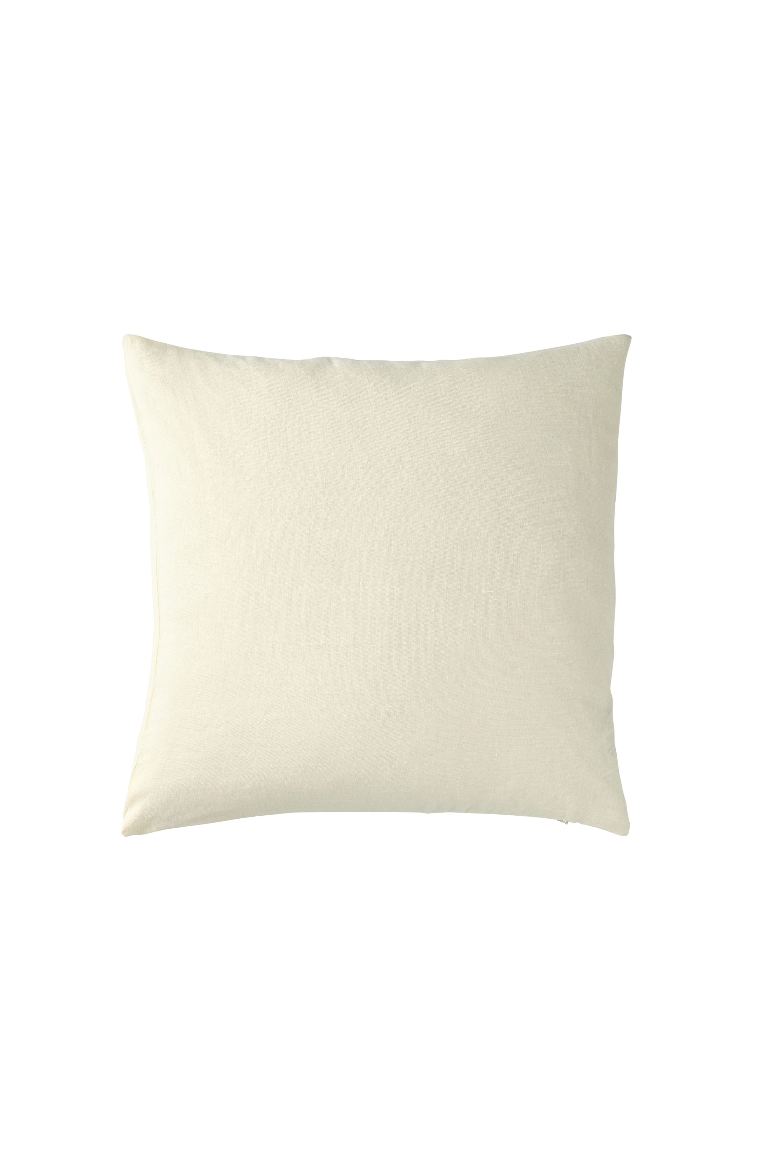 Putetrekk Candice Zip i vasket lin 50x50 cm
