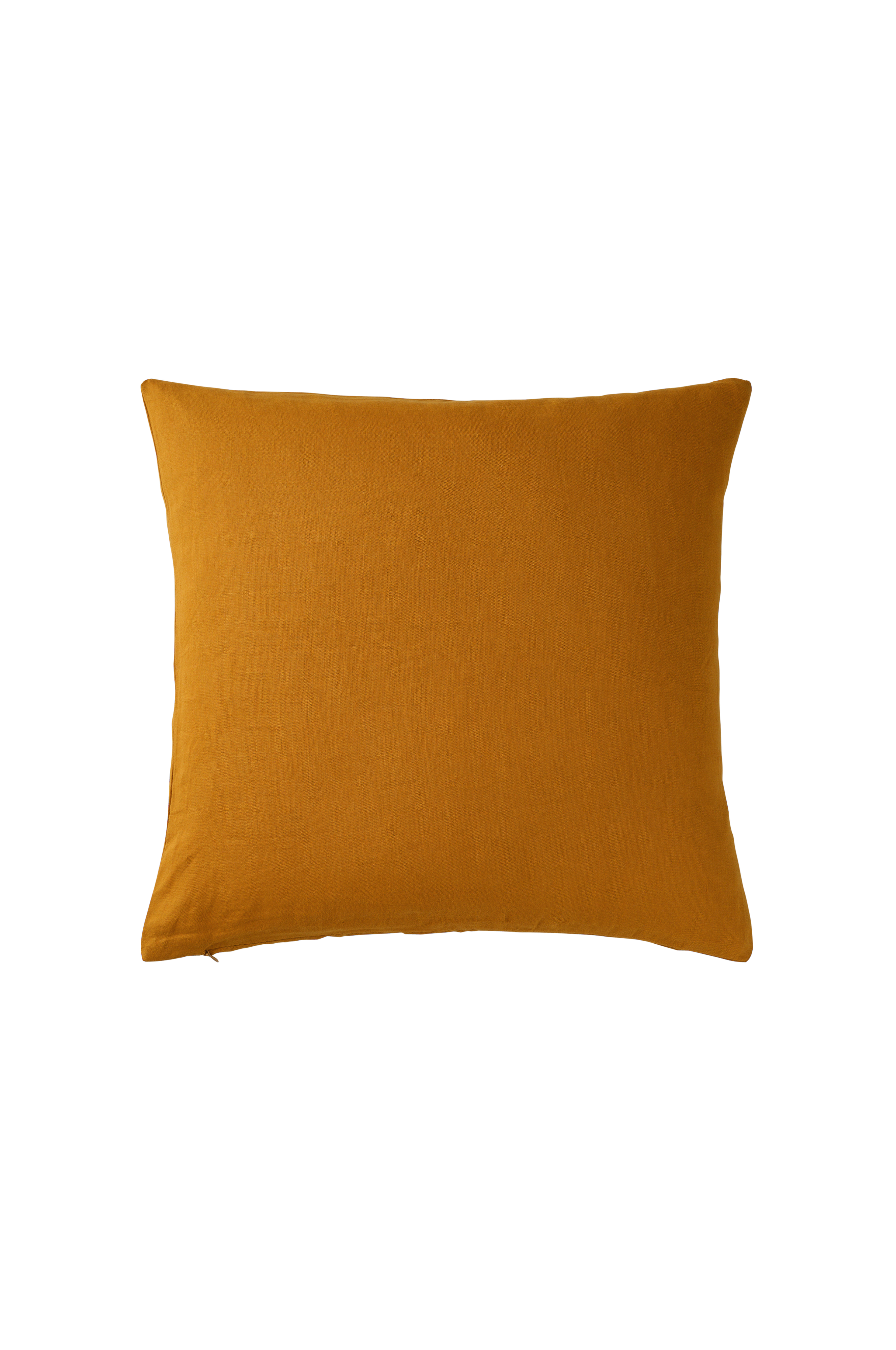 Putetrekk Candice Zip i vasket lin 50x50 cm