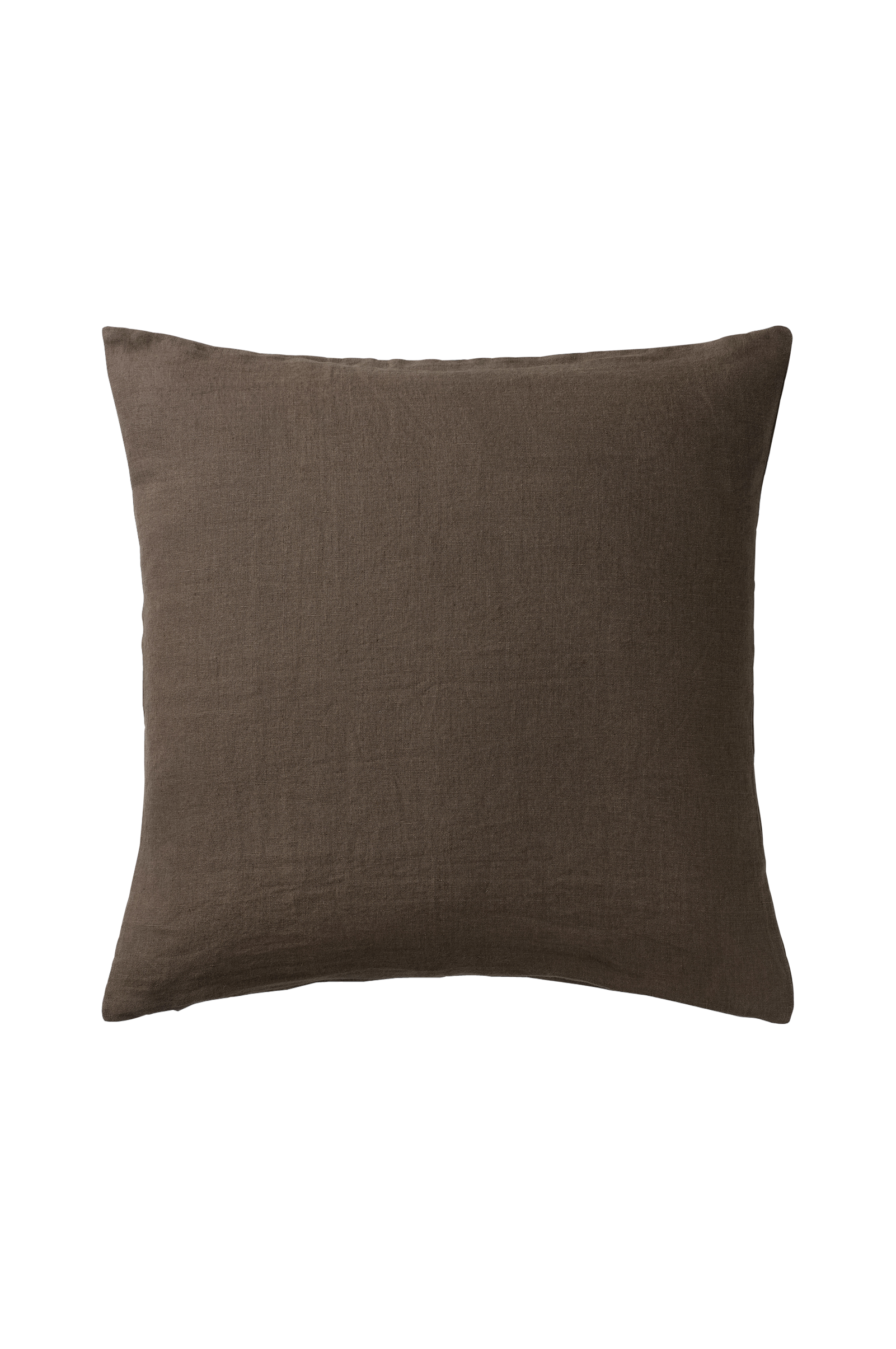 Putetrekk Candice Zip i vasket lin 50x50 cm