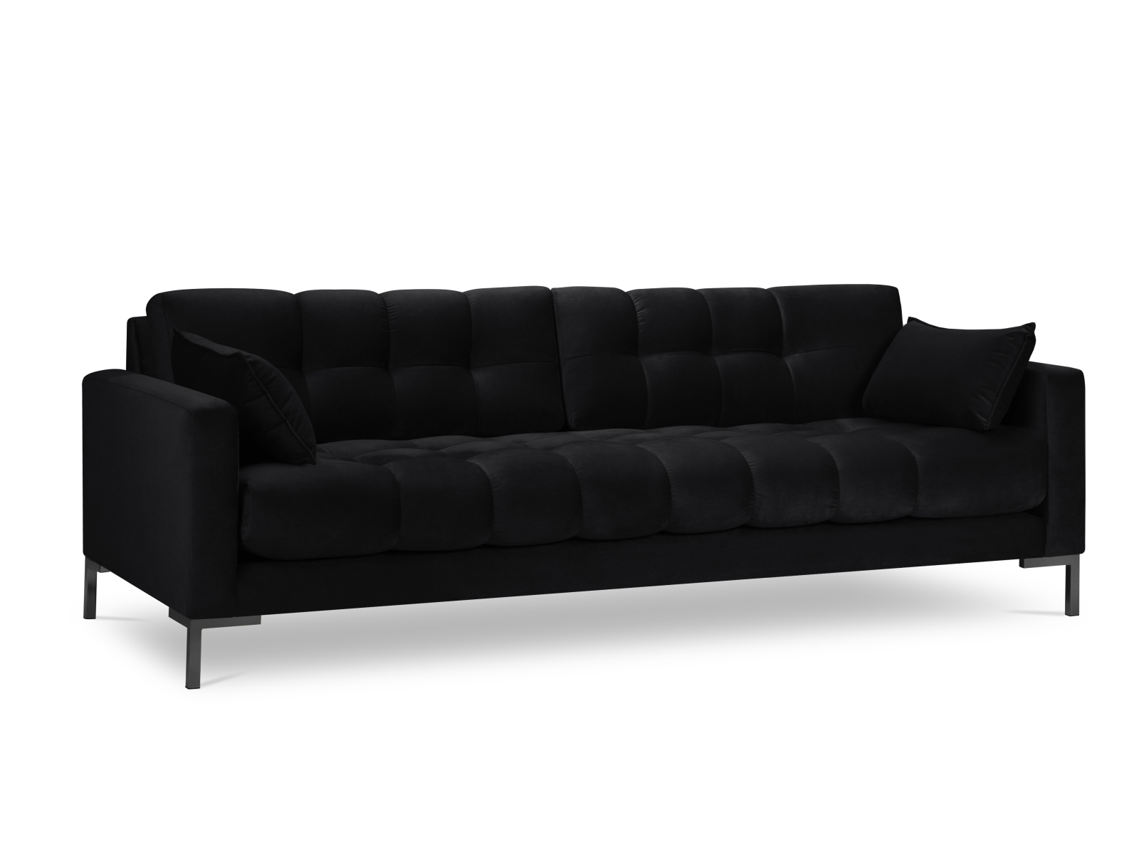 Velvet Sofa, "Mamaia", 4 Seats, 217x96x75