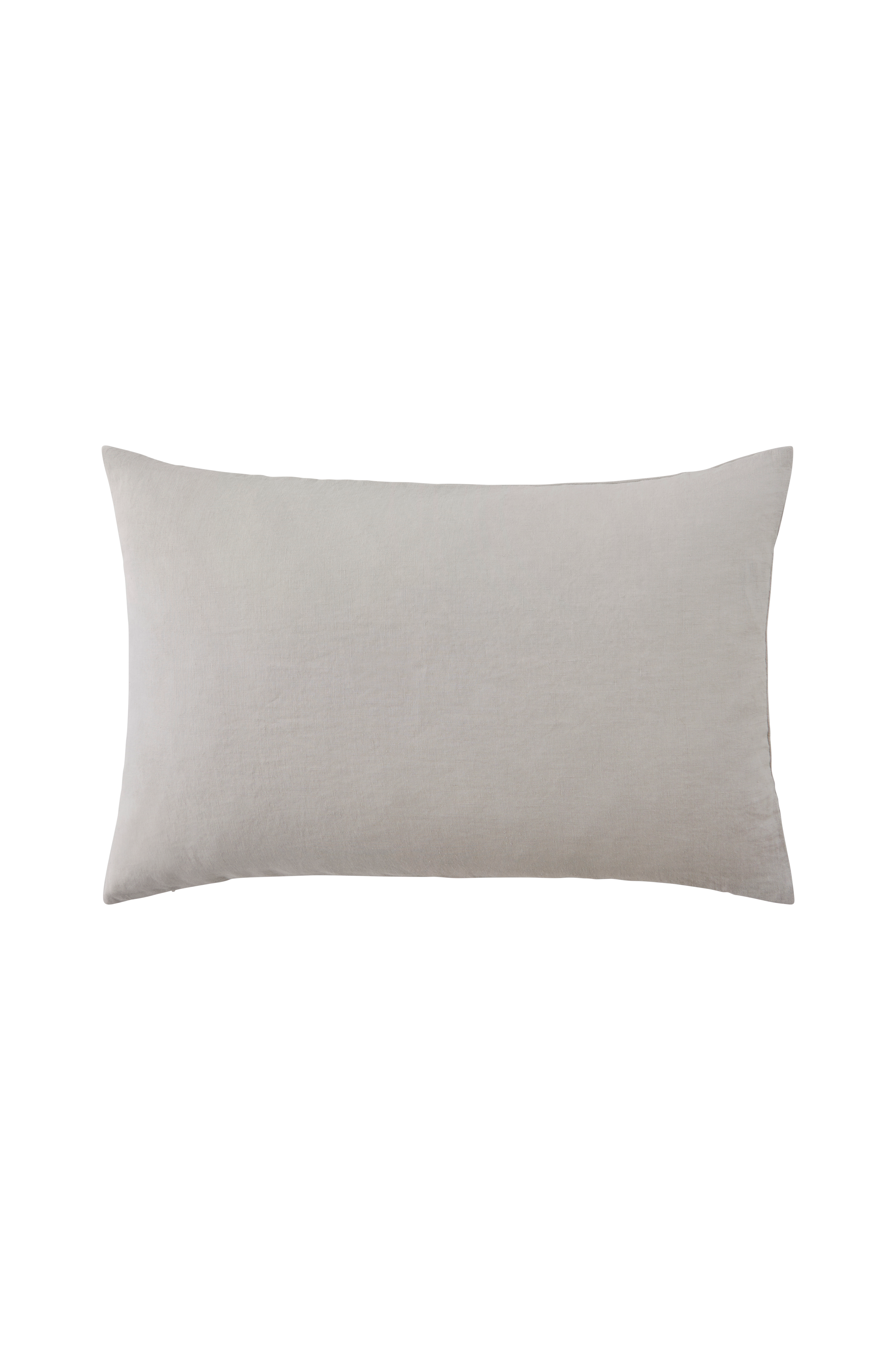 Putetrekk Candice Zip i vasket lin 40x60 cm