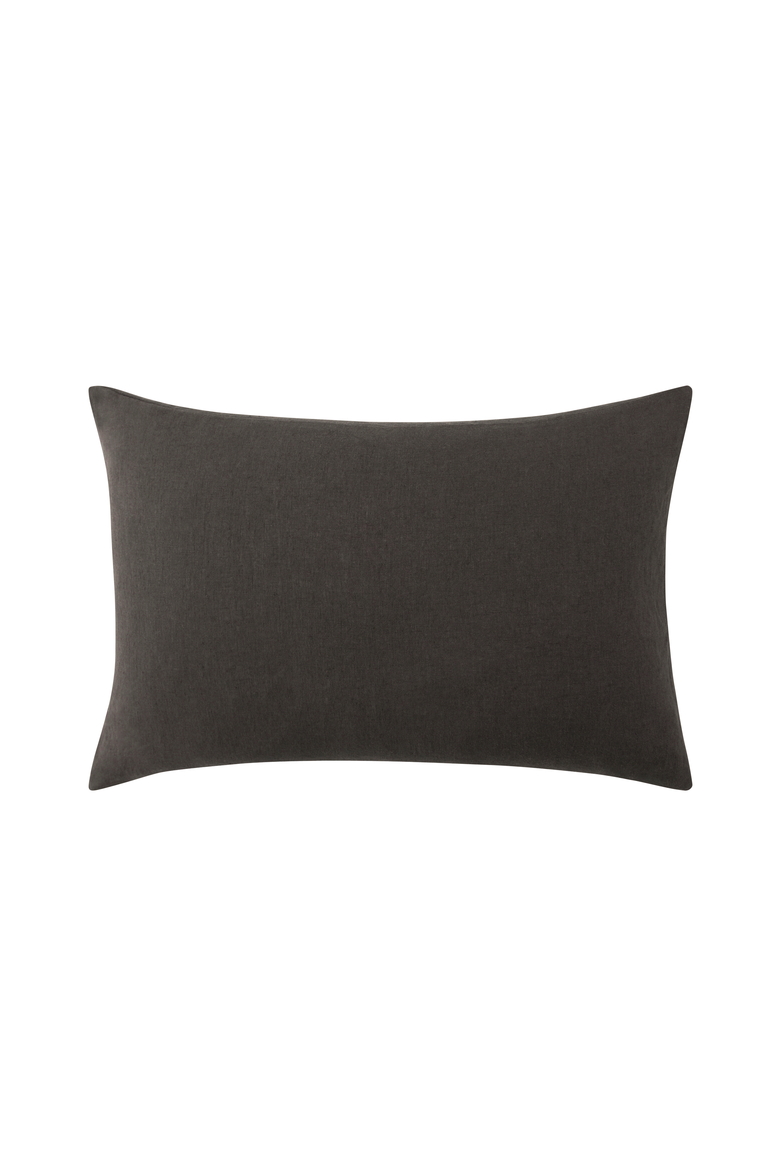 Putetrekk Candice Zip i vasket lin 40x60 cm